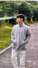 安德玛（Under Armour）UA秋冬Rival男子1/4拉链抓绒保暖长袖运动休闲卫衣1386016 浅岩灰025 M 实拍图
