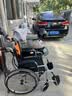 鱼跃手动轮椅车大轮轻便可折叠老人专用出行代步仅13kg铝合金H062 实拍图