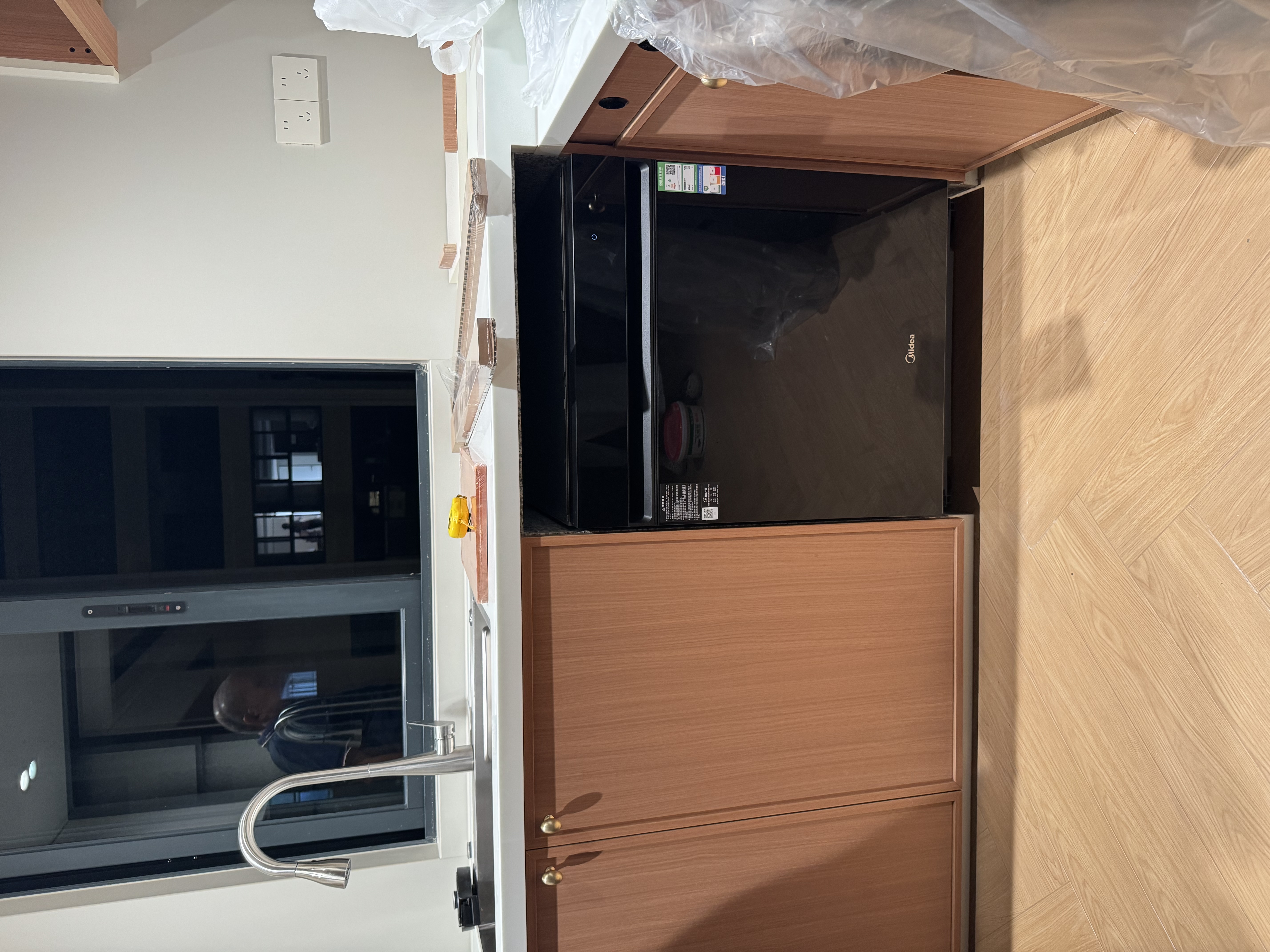 美的（Midea）【小西梅洗碗机X7黑】X6S Max星河升级 新国标 洗碗机嵌入式 150升以上万向喷臂 105℃热烘双烘干 实拍图