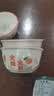 【东东农场专供】碗盘套装大吉大利釉下彩餐具新婚礼品碗蝶筷组合 4.5英寸饭碗【3只装】 大桔大利 实拍图