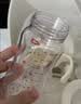 爱得利（evorie）婴儿奶瓶 宽口径带手柄重力球Tritan奶瓶240ml 灰(6个月+) 实拍图