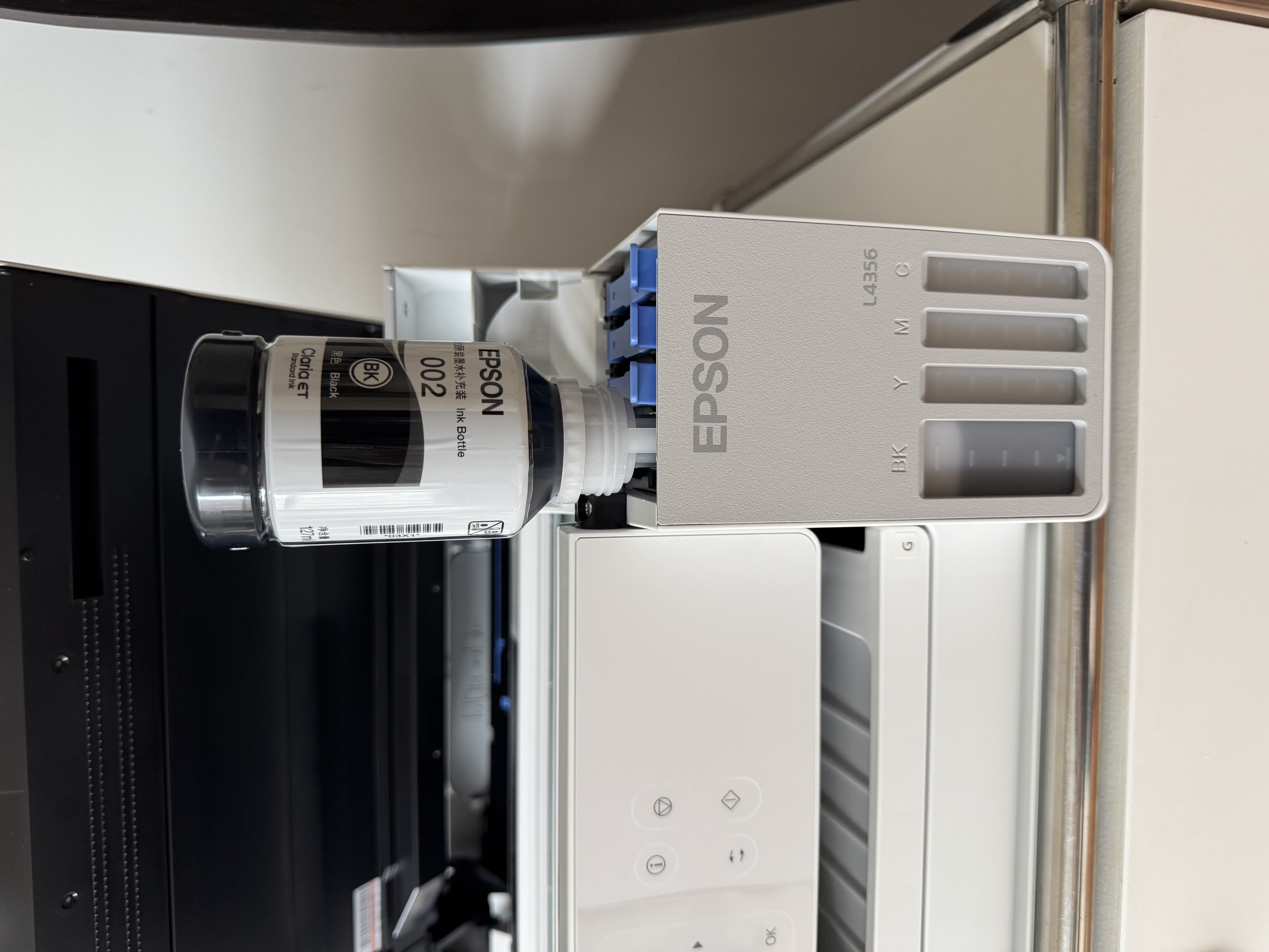 爱普生（EPSON）【6代新品】L4356墨仓式彩色无线AI学习打印机一体机家用办公  L4266升级版[自动双面 液晶屏 白] 实拍图