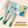 双枪（Suncha）一次性筷子免洗碳化竹筷独立包装100双 家用野营快餐外卖打包餐具 实拍图