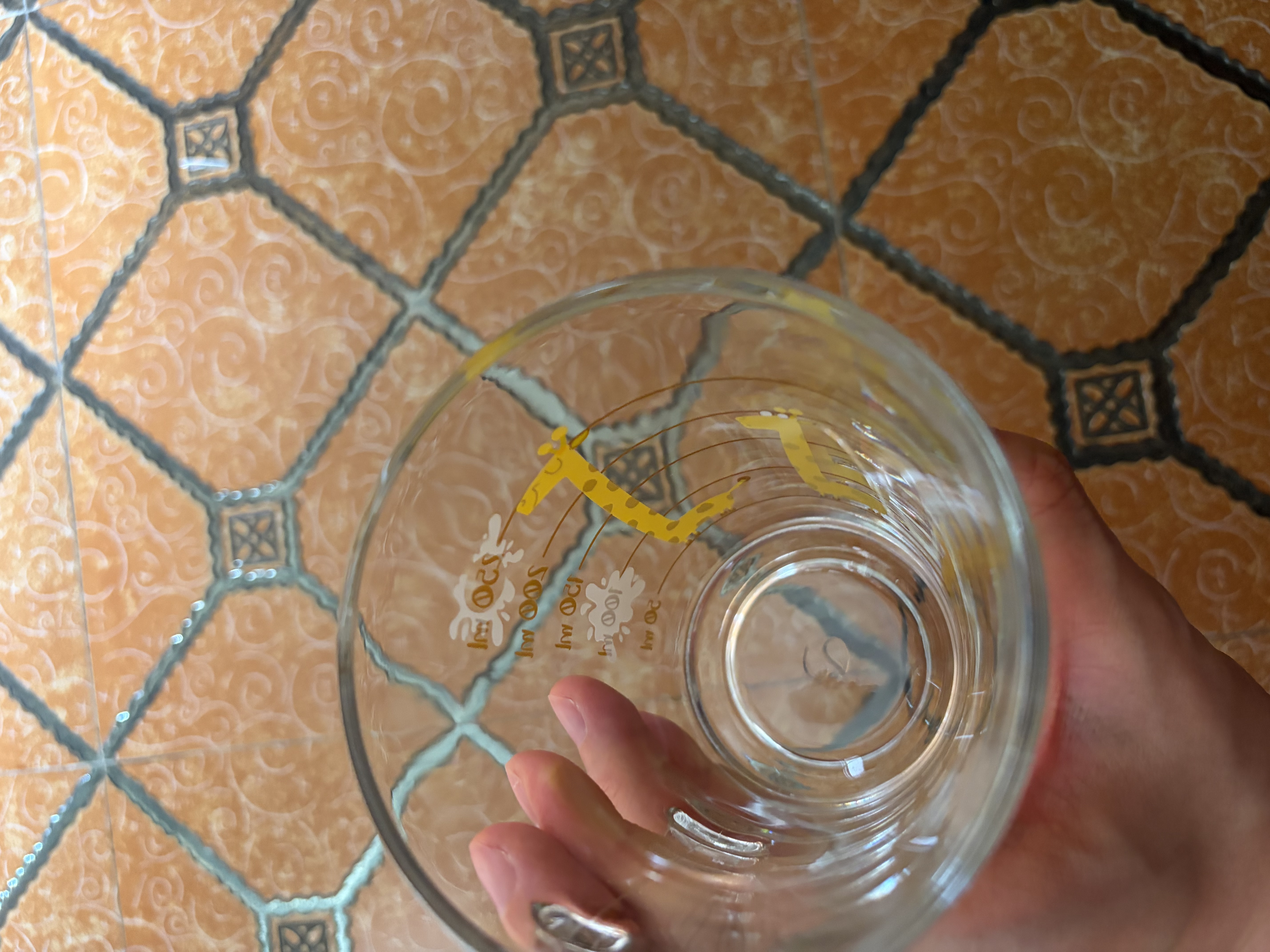 帕莎帕琦（Pasabahce）刻度量杯进口钢化玻璃热牛奶饮料热饮微波炉杯子385毫升55243卡通 实拍图