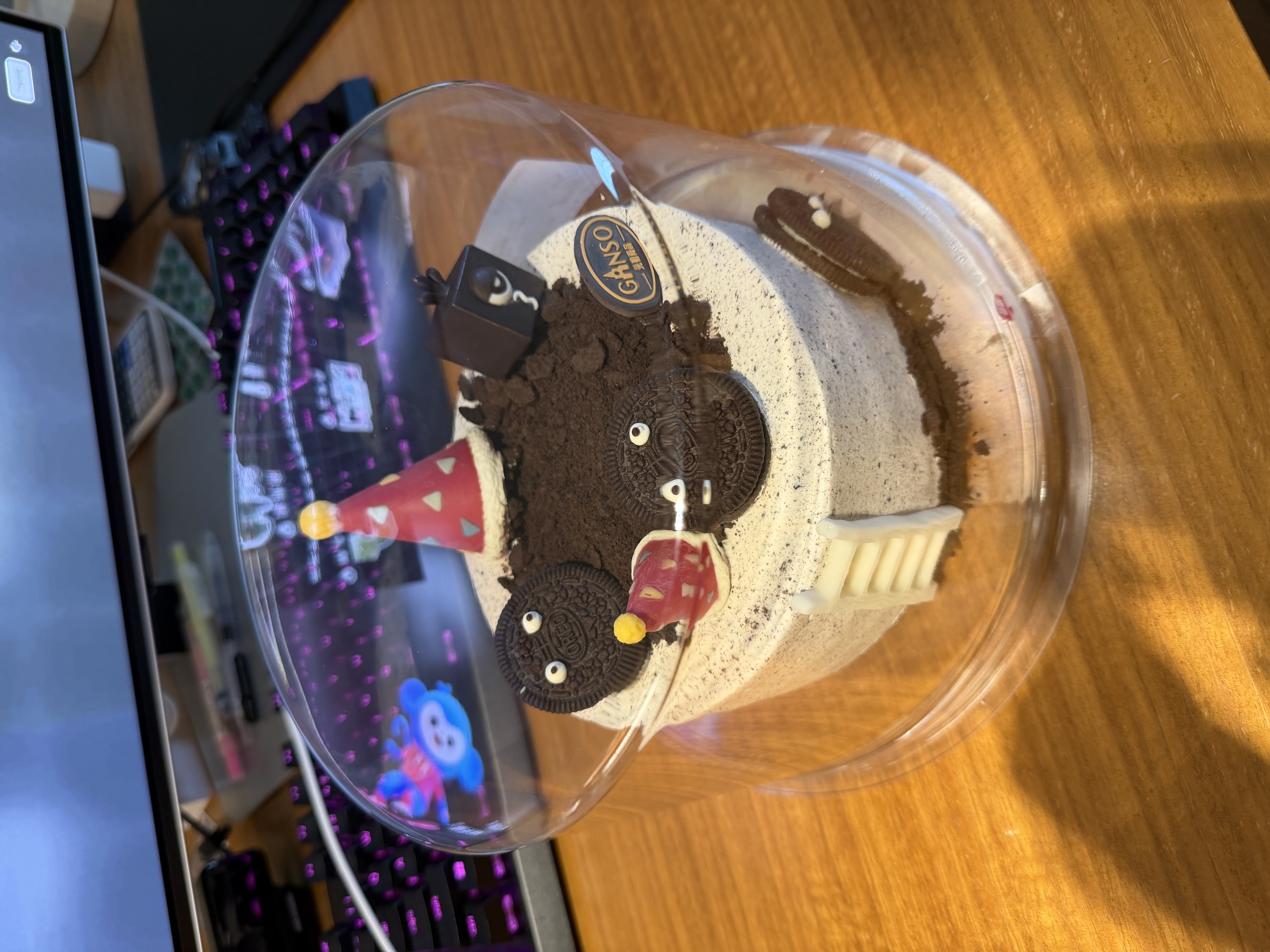 元祖（GANSO）6号嘿嘿派对鲜奶蛋糕500g 生日蛋糕同城配送 动物奶油网红送礼 实拍图