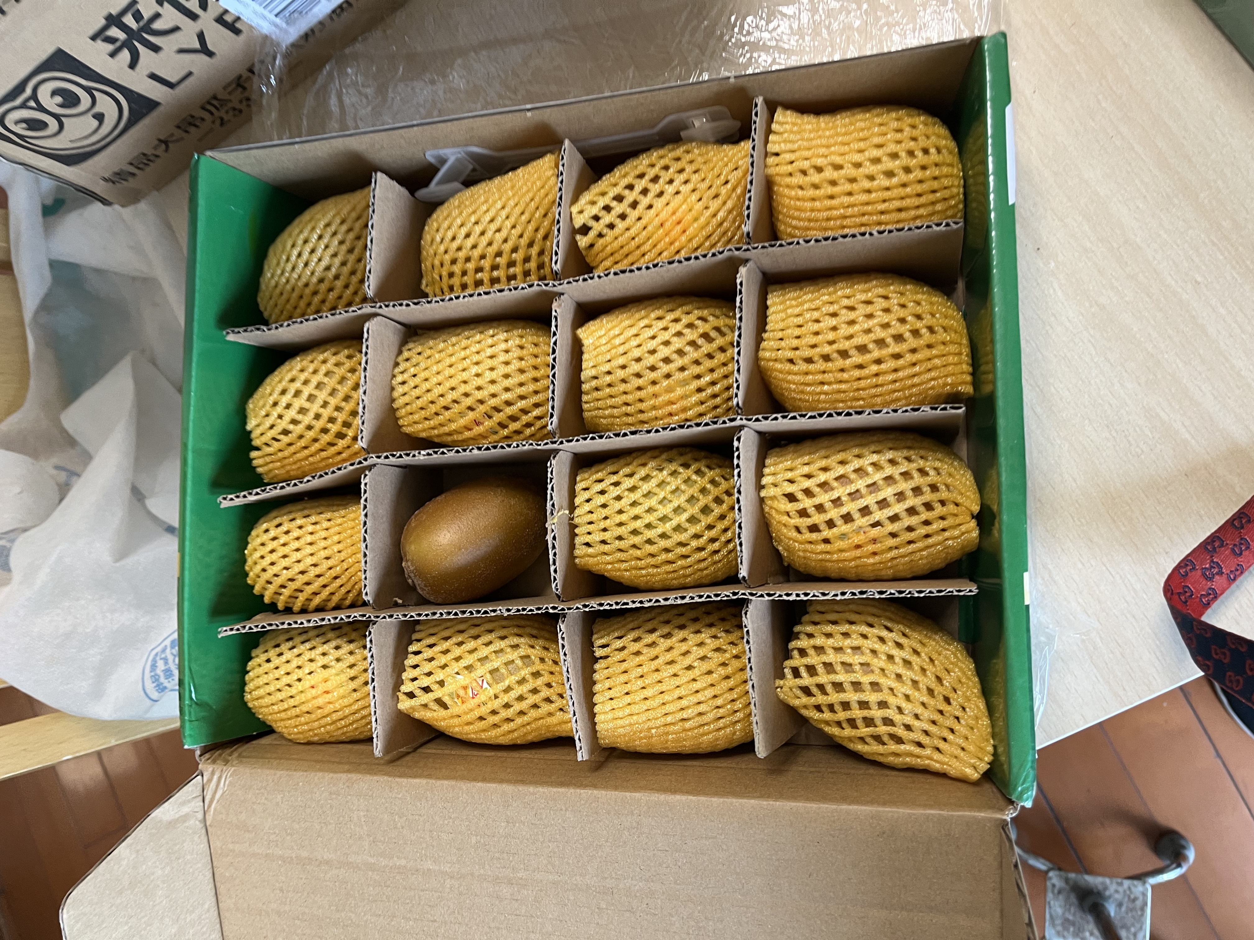 佳沛（zespri）新西兰金奇异果16粒经典果88-103g猕猴桃水果礼盒 实拍图