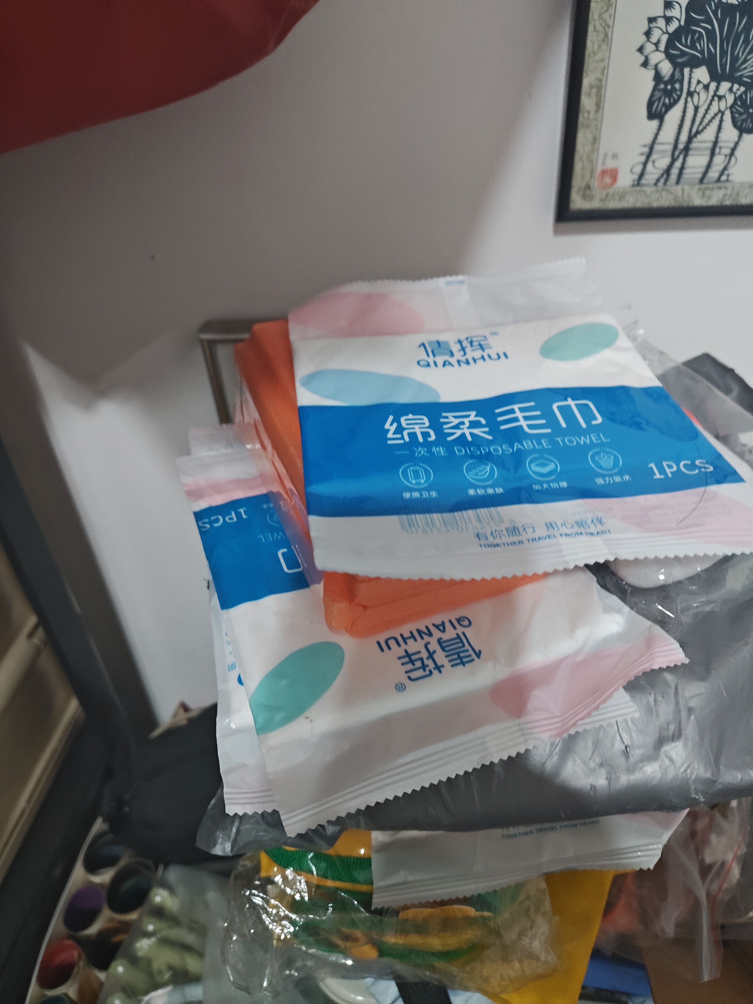 一次性毛巾旅行压缩毛巾旅游 绵柔毛巾30*40 1包装 实拍图