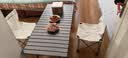 WhitePeak户外折叠桌椅蛋卷桌月亮椅子套装一套便携式马扎凳庭院野餐桌摆摊 实拍图