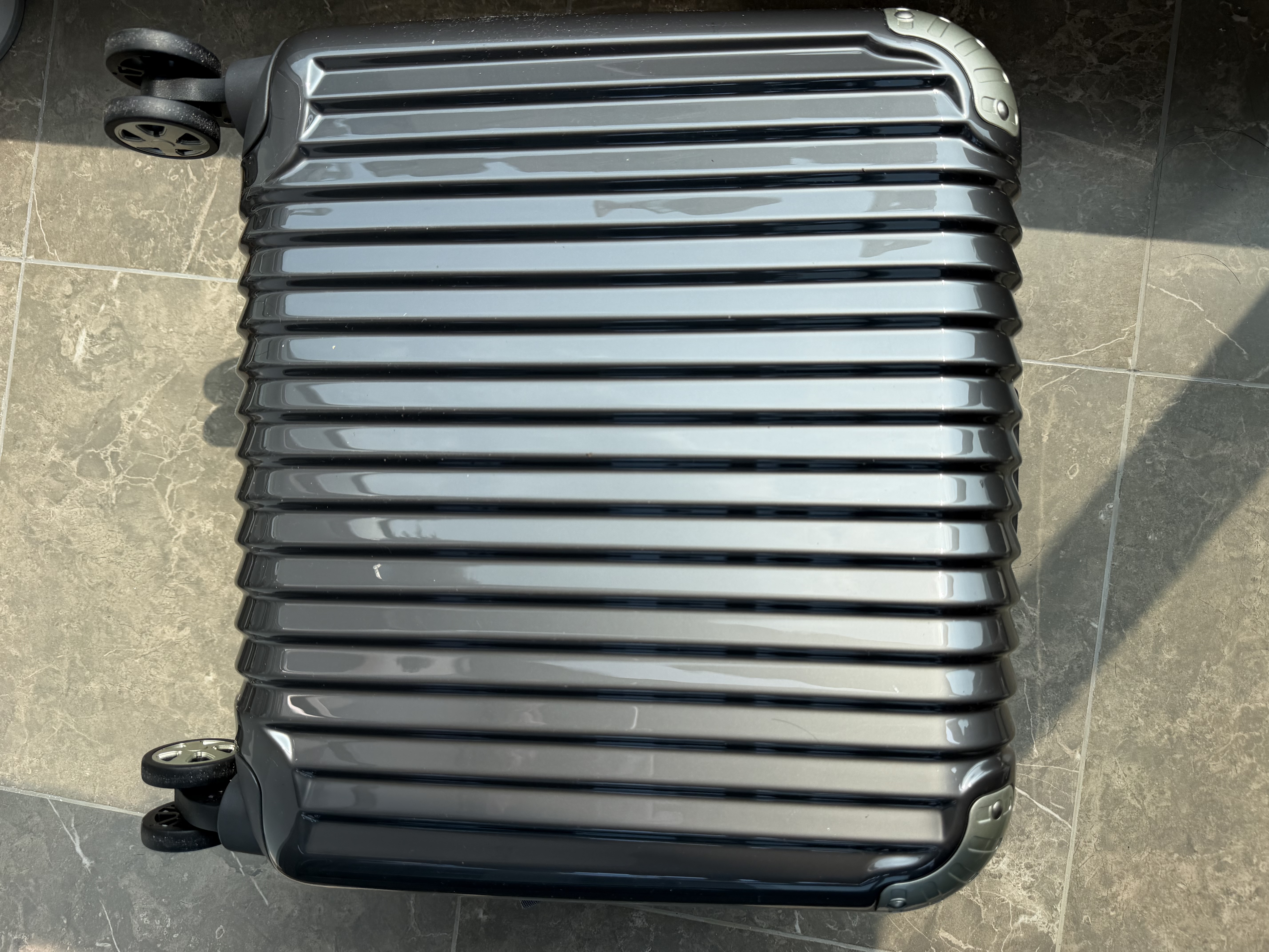 莎米特行李箱16英寸商务空乘登机旅行箱可上飞机小型拉杆箱 PC338TC深灰 实拍图