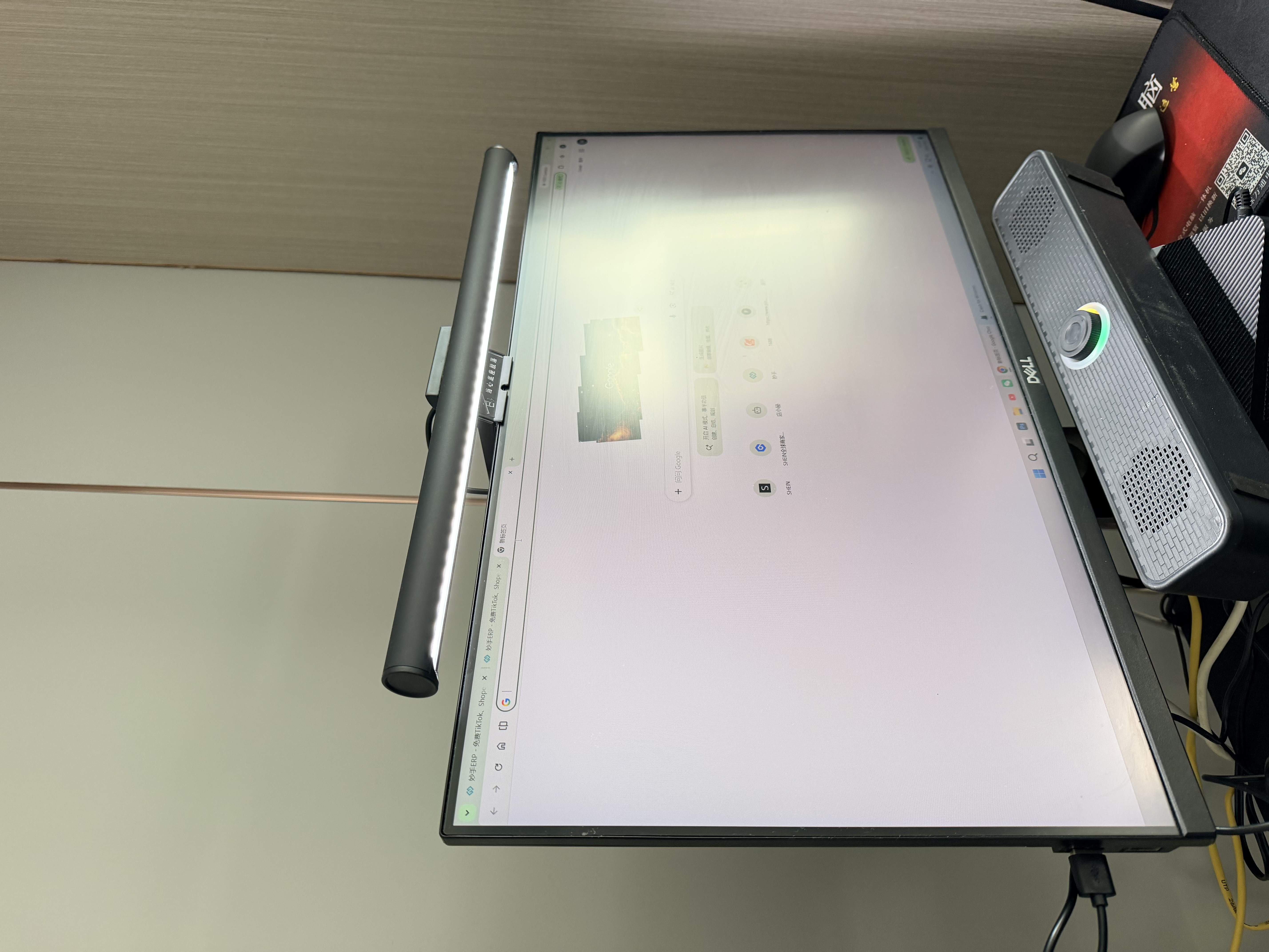 惠普显示器屏幕挂灯学生宿舍非对称光源触控调光无频闪护眼阅读台灯 实拍图