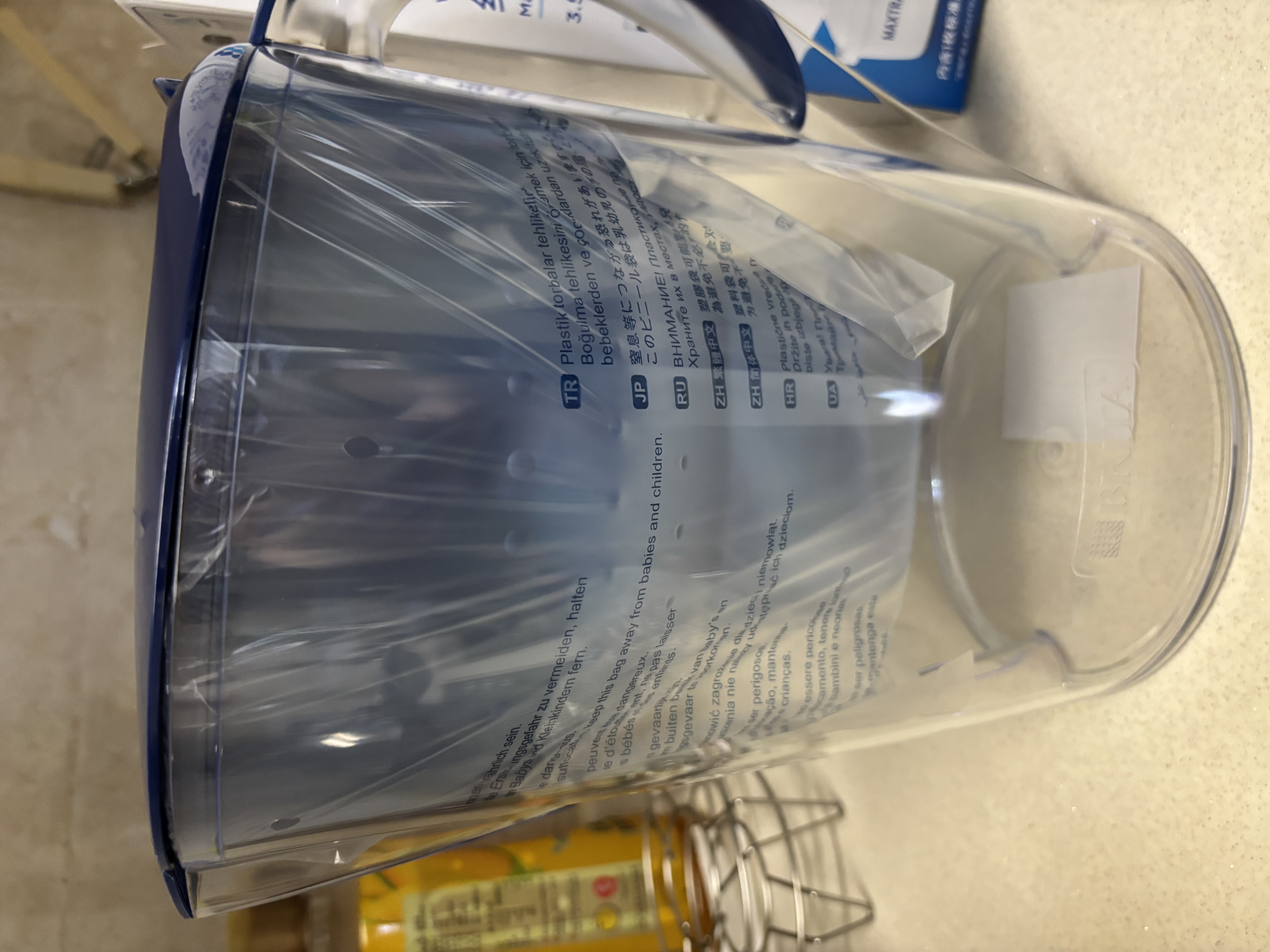 碧然德（BRITA）过滤净水器 家用滤水壶 净水壶 海洋系列 去水垢专家版滤芯11枚 环保加固包装 实拍图