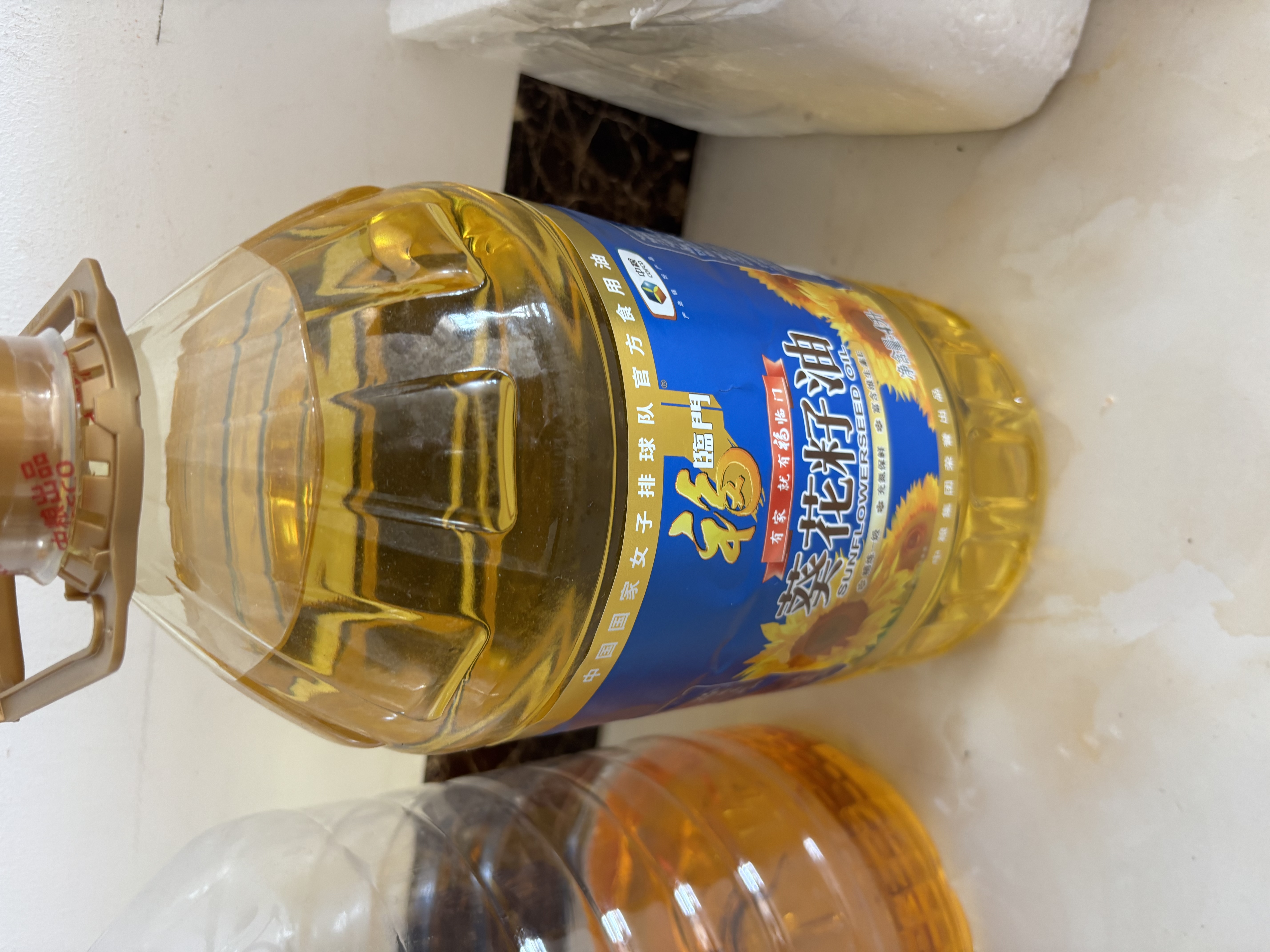 福临门食用油0反式脂肪一级葵花籽油4L中粮出品营养强化炒菜香教师节 实拍图