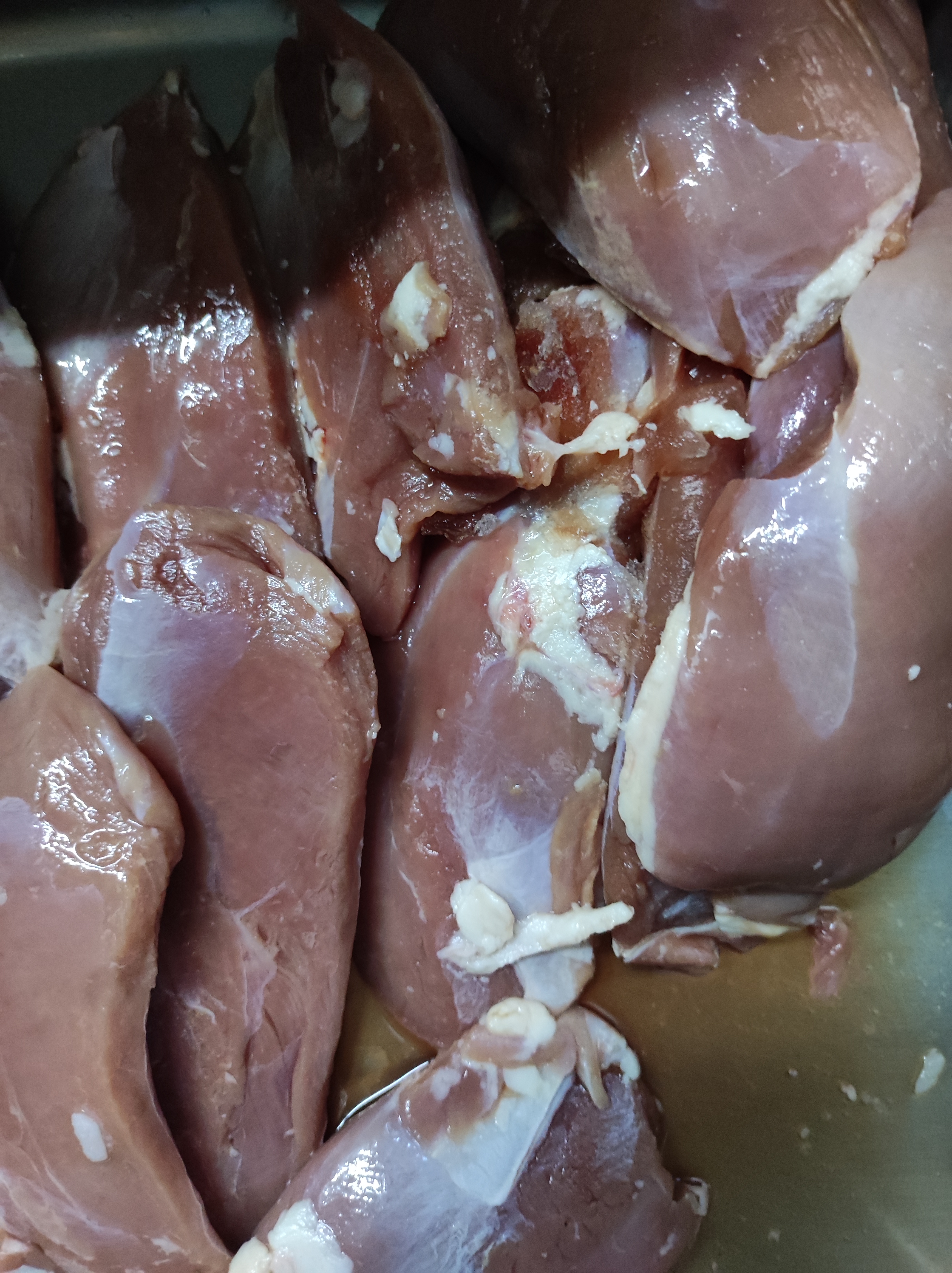 【大厂货源】【单冻去皮无冰】鸭胸肉新鲜鸭大胸鸭脯肉商用鸭胸肉 净重10斤 鸭胸肉 实拍图