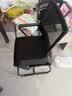 电脑椅子办公座椅宿舍写字椅子大学生学习靠背椅家用舒适书桌凳子 【弓形款】海绵款-黑框黑网 实拍图