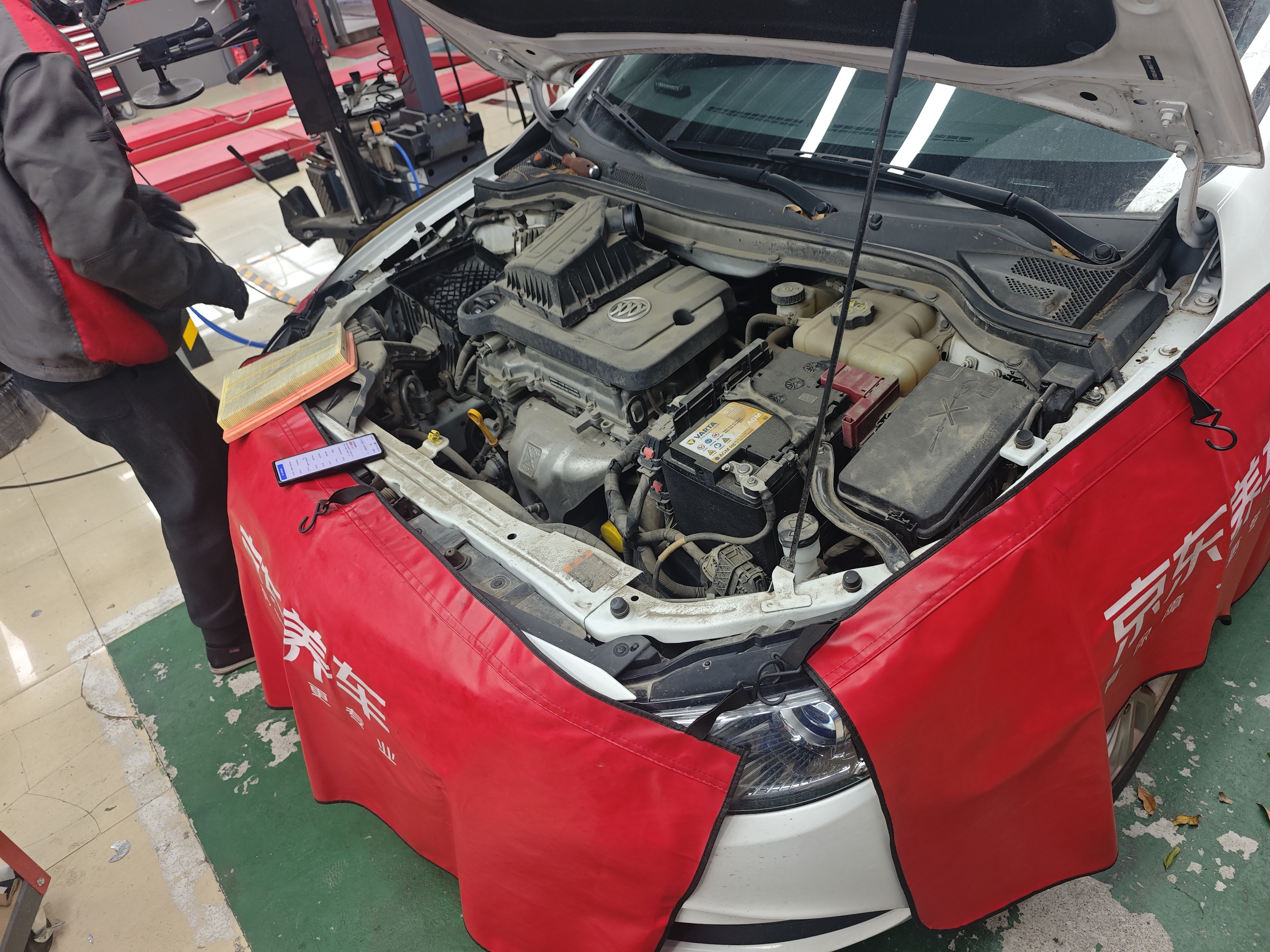 京东养车博世刹车油制动液离合器油DOT4养护套餐通用型2L包安装 送检测 实拍图