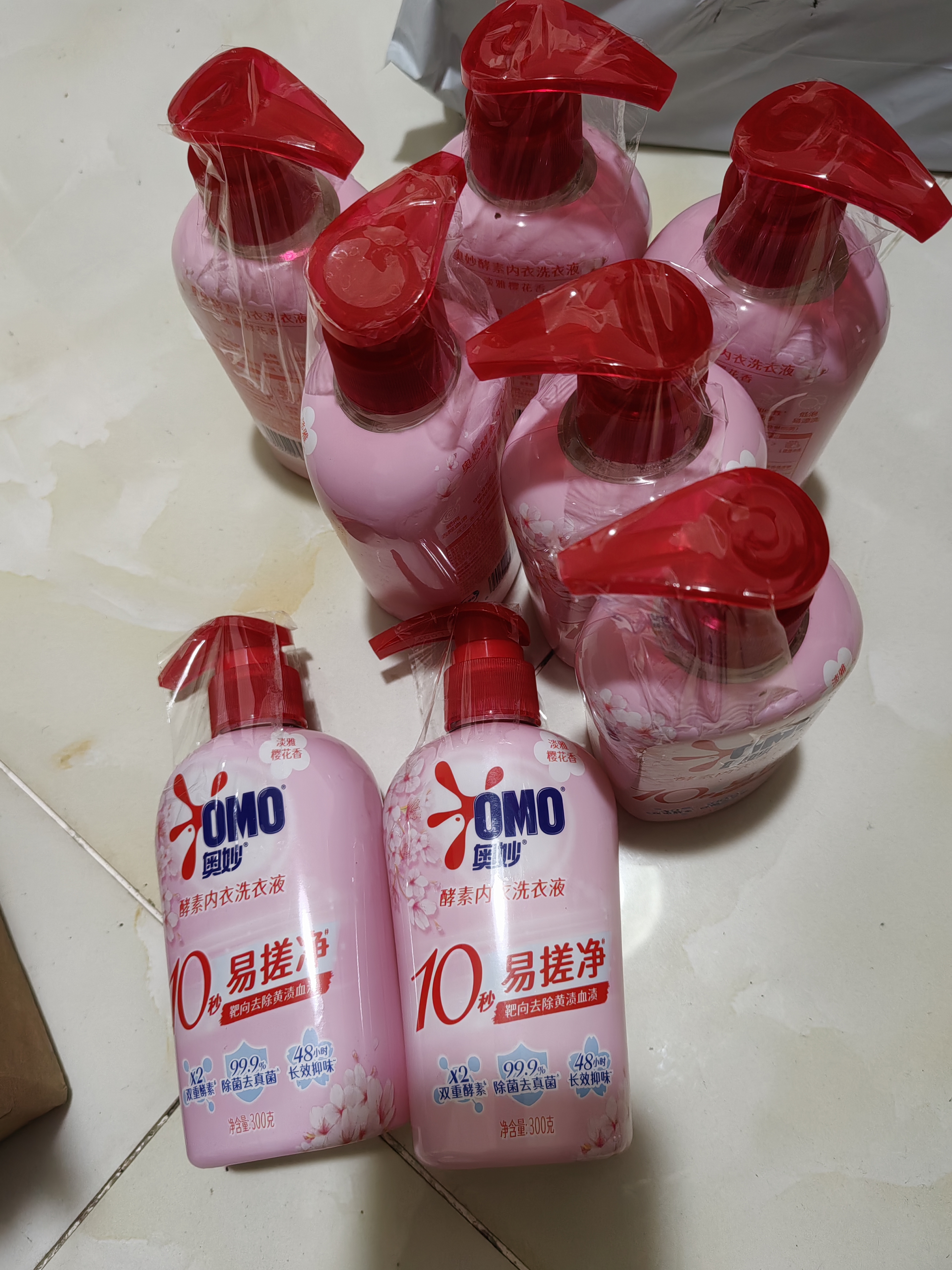 奥妙【新升级】酵素内衣洗衣液京东自营除菌抑菌樱花300g*2品质严选 实拍图
