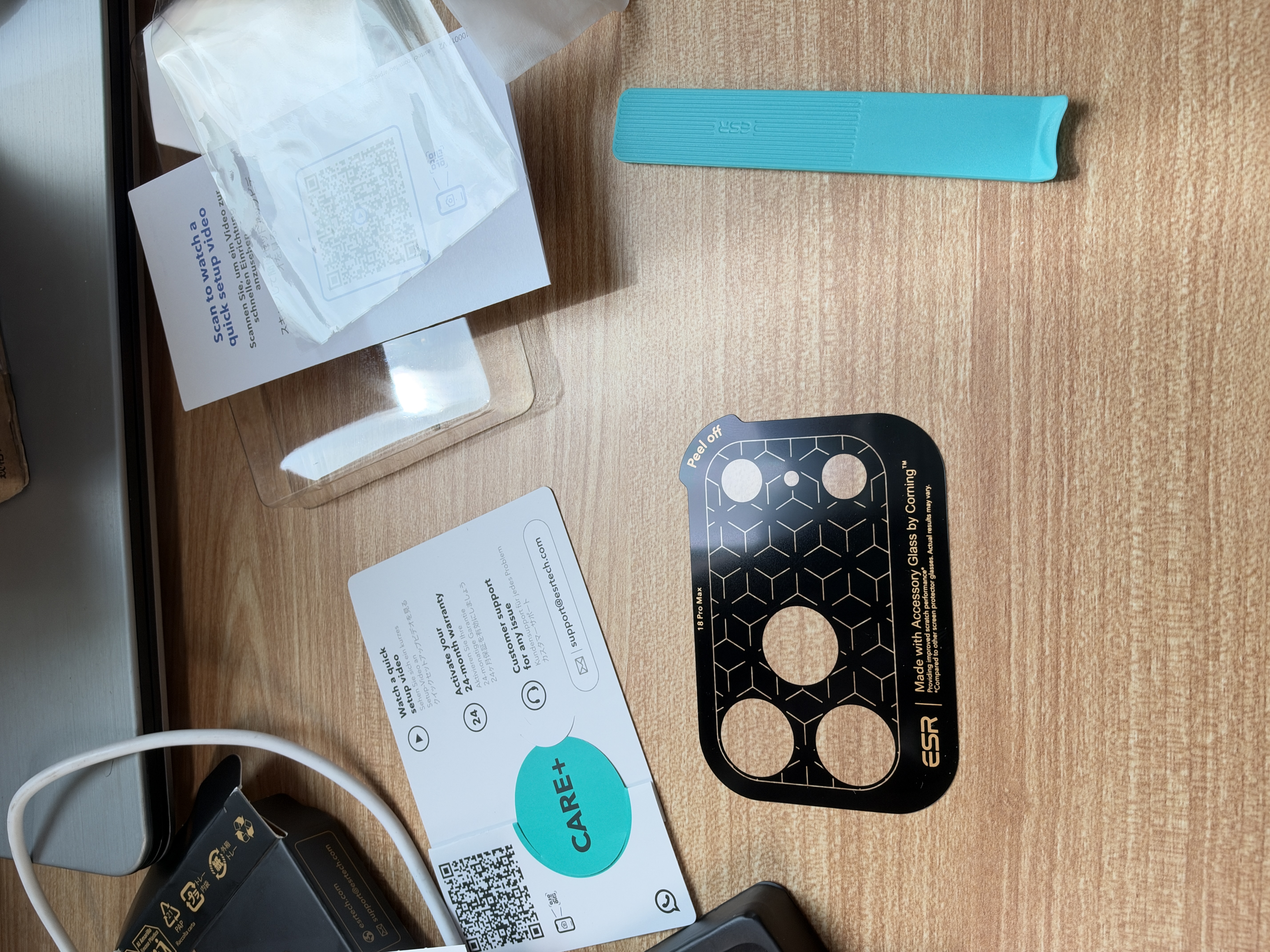 亿色（ESR）【AR增透康宁丨铝合金一体】适用iPhone18ProMax镜头膜苹果18promax镜头保护贴膜主机同色全包保护 实拍图