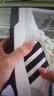 adidas ENTRAP美式校园风运动鞋少年感复古篮球风板鞋阿迪达斯   白色/矾土棕/黑色   42.5 实拍图