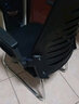 禧龙盛 电脑椅家用办公椅升降转椅职员会议椅学生靠背椅学习椅子舒适学 黑框黑网弓架款乳胶坐垫坐高40cm 钢制脚 实拍图