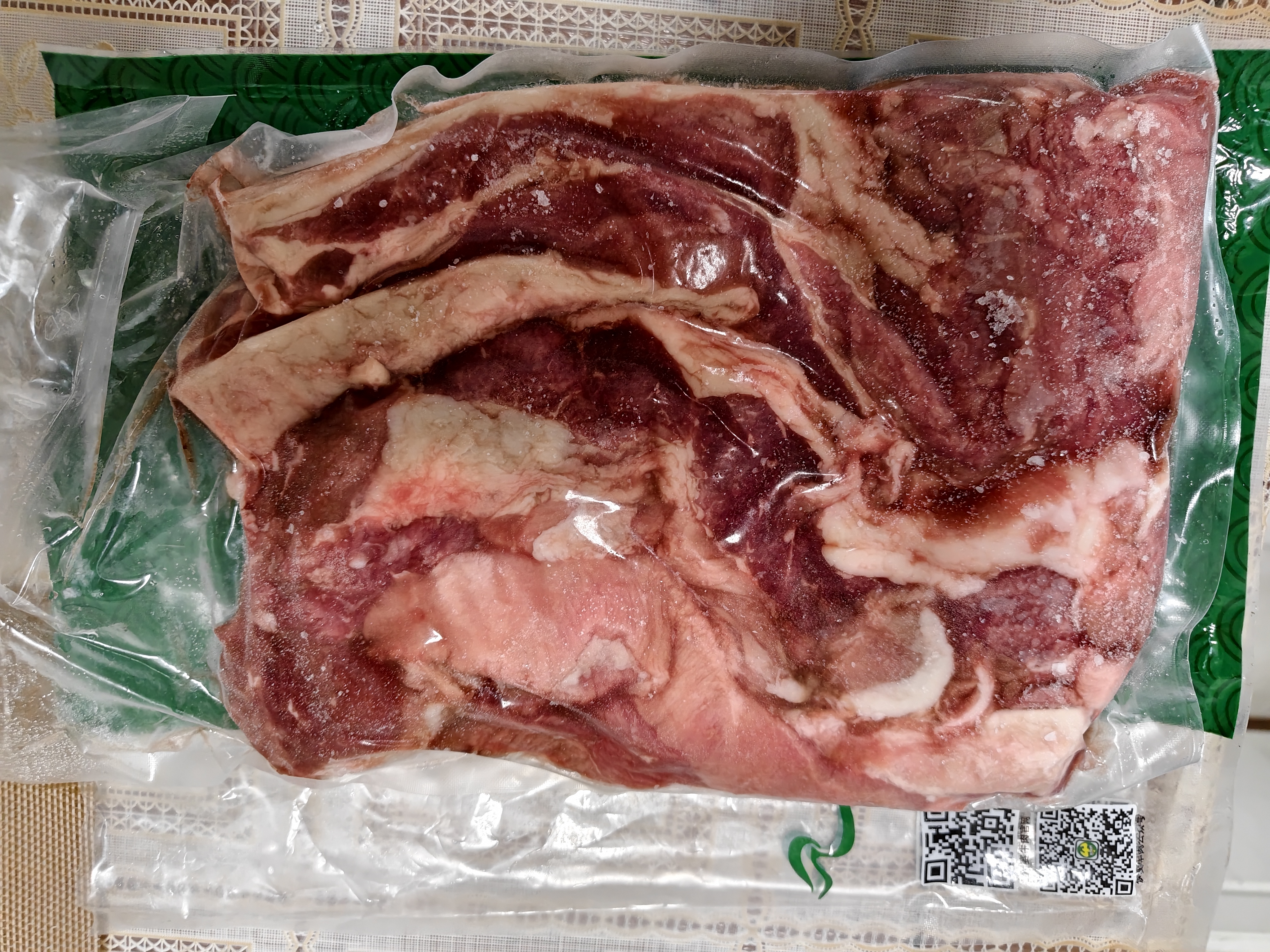 伊赛国产谷饲黄牛 去骨牛肋条2斤（个别偏肥）清真生鲜牛肉烧烤炖煮 实拍图