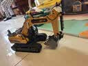 索迪儿童玩具遥控汽车工程合金挖掘机土电动模型车3-6岁2男孩生日礼物 实拍图