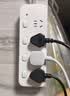 公牛（BULL）新国标过载超功率保护分控插座/插线板/插排宿舍家用桌面拖线板3C认证 4位分控全长5米 GN-B3043 实拍图