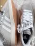 adidas 面包鞋 GRAND COURT BASE 00s休闲板鞋平底鞋男女阿迪达斯 浅灰/白色/树脂黄   41 实拍图