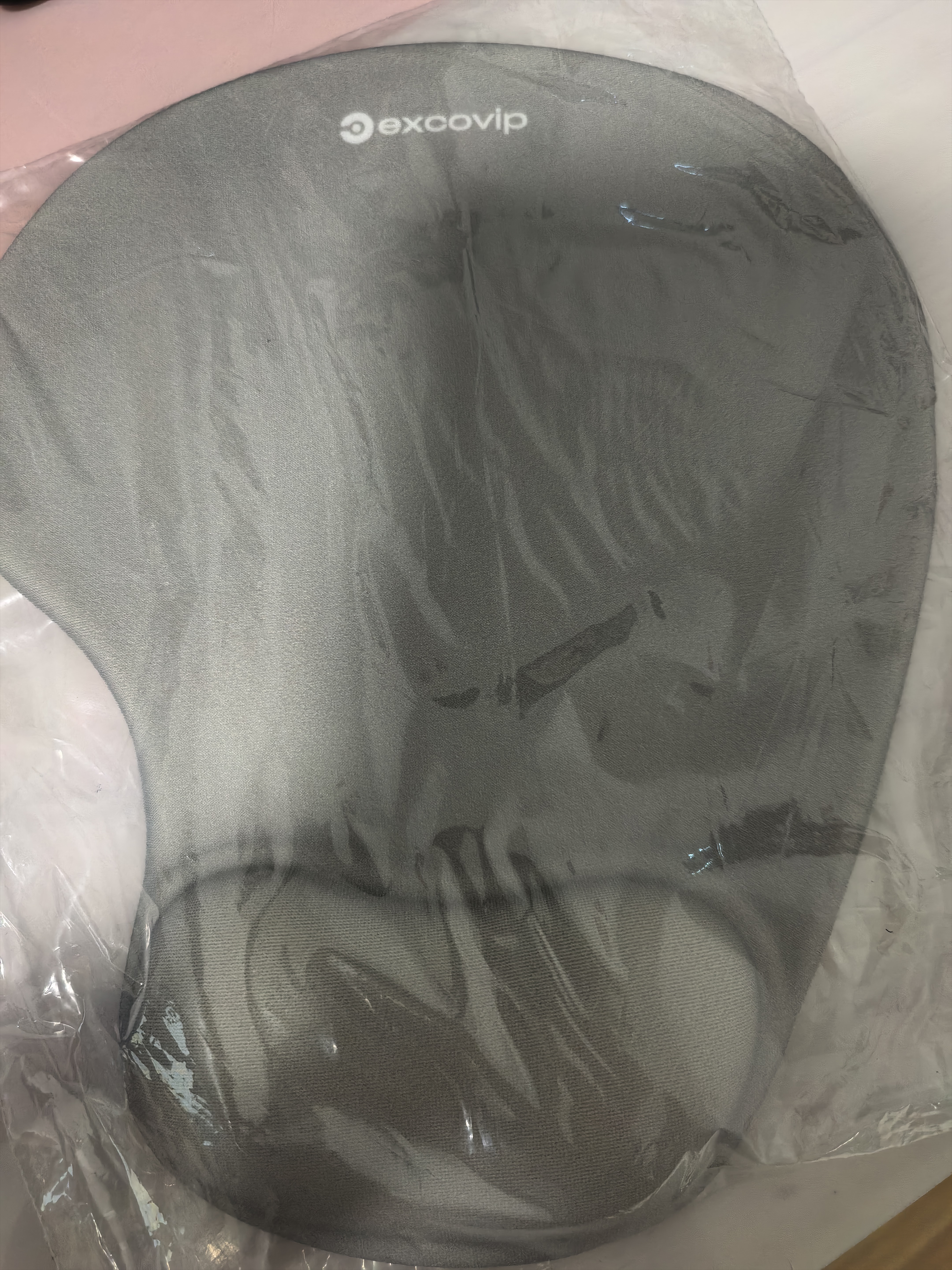 宜适酷（EXCO）鼠标垫护腕小号手托加厚硅胶护手腕笔记本男凑单电竞游戏带人体工程学商务舒适办公灰色0235 实拍图