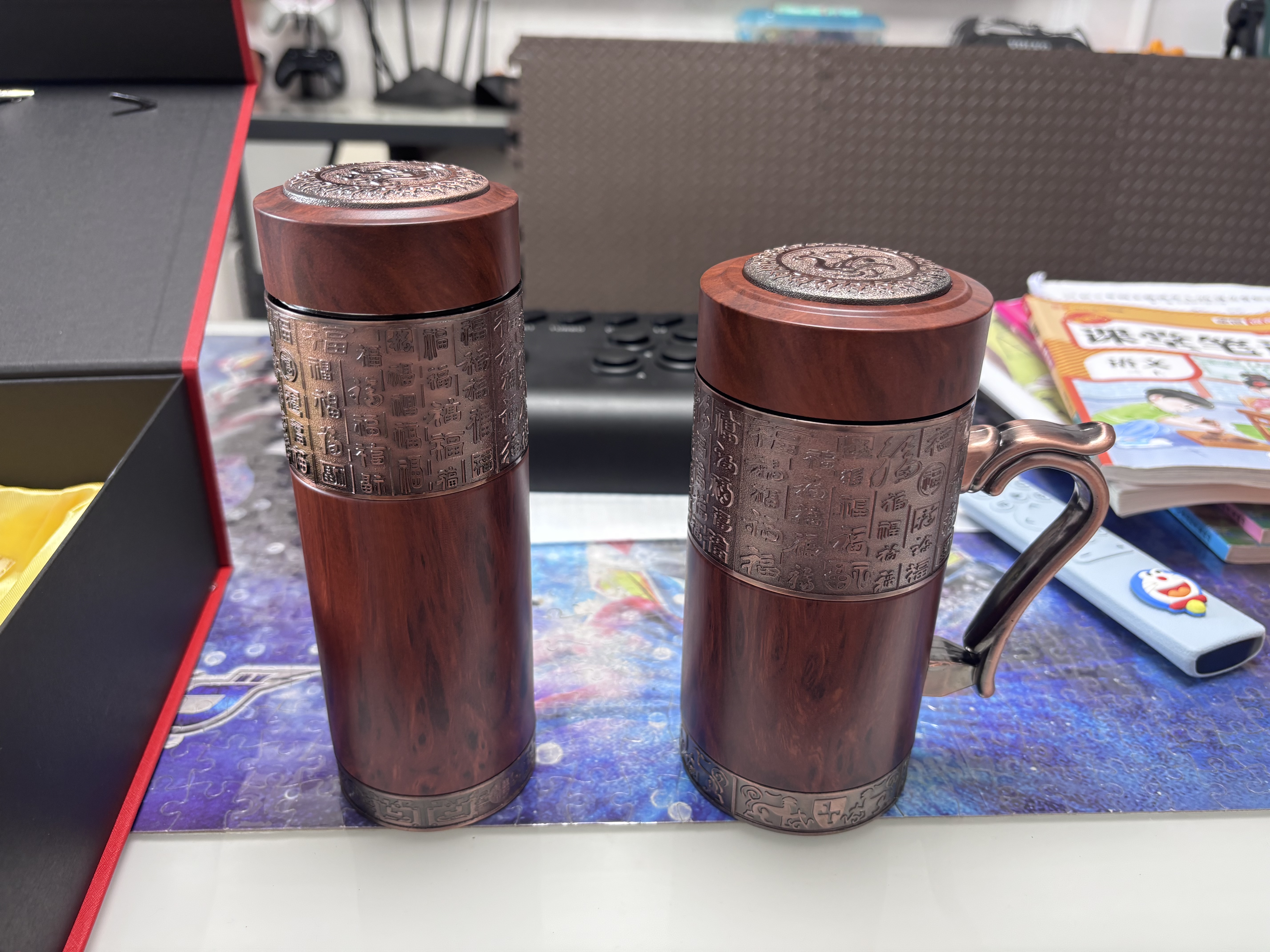 繁季紫砂保温杯生日礼物男士重阳节实用泡茶杯送爸爸父亲老师伴手礼 实拍图