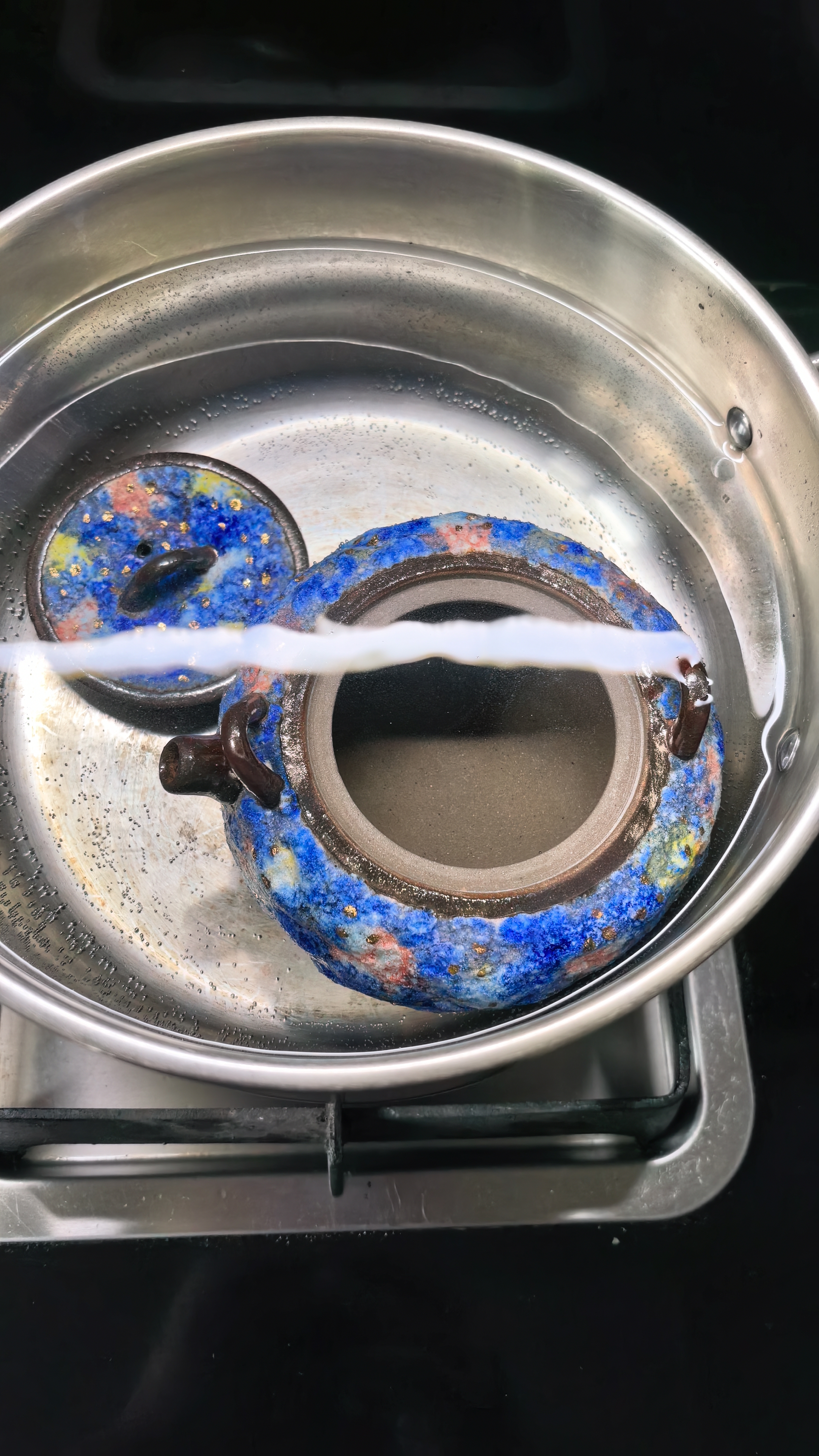 琦轩源哥窑茶叶罐高档茶罐陶瓷家用办公密封防潮茶叶储存罐普洱茶饼盒 实拍图