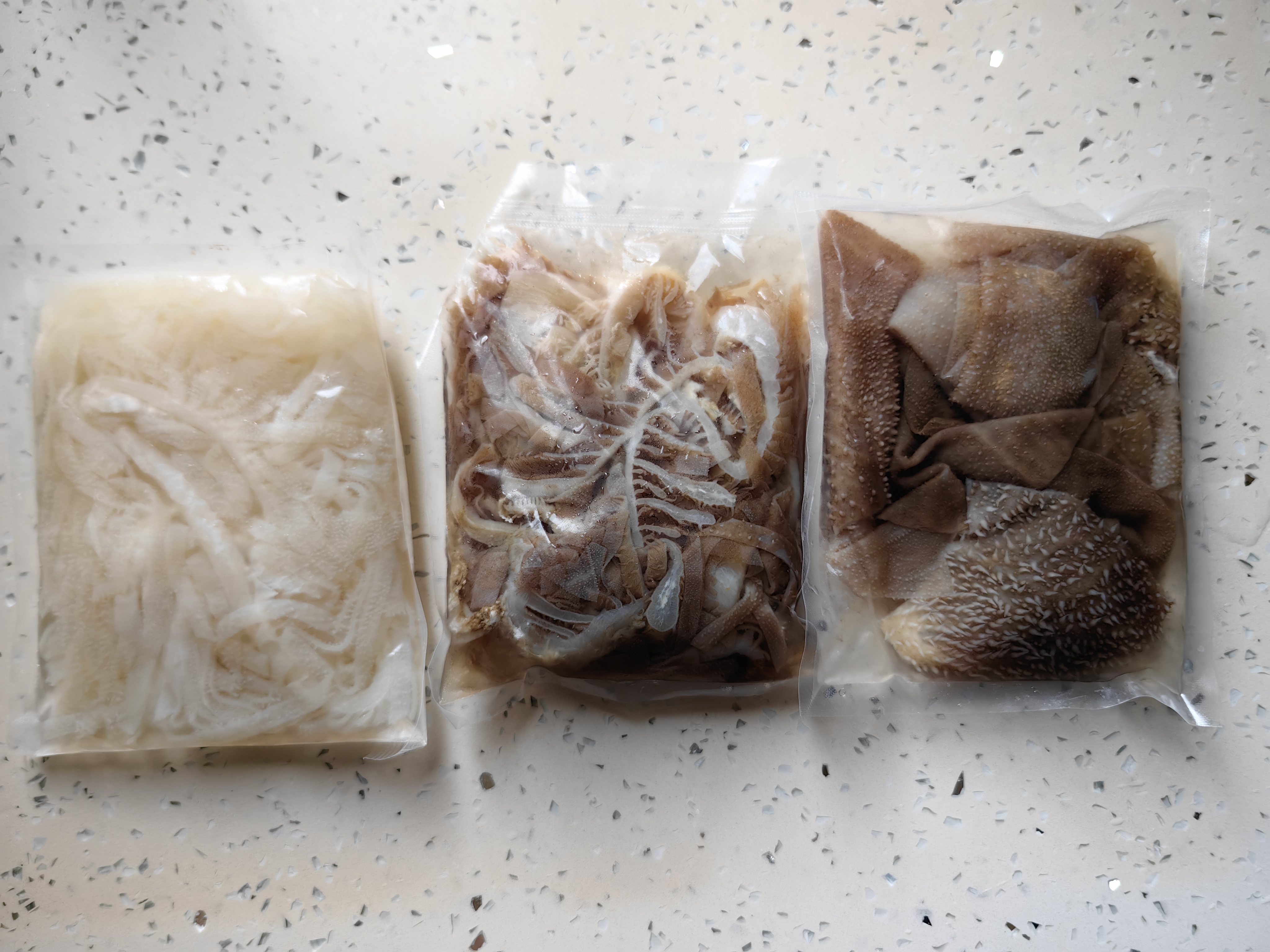ZOOLII黄牛毛肚三剑客 净重750g 固化物≥65% 黑白千层毛肚叶片生鲜牛肉 实拍图