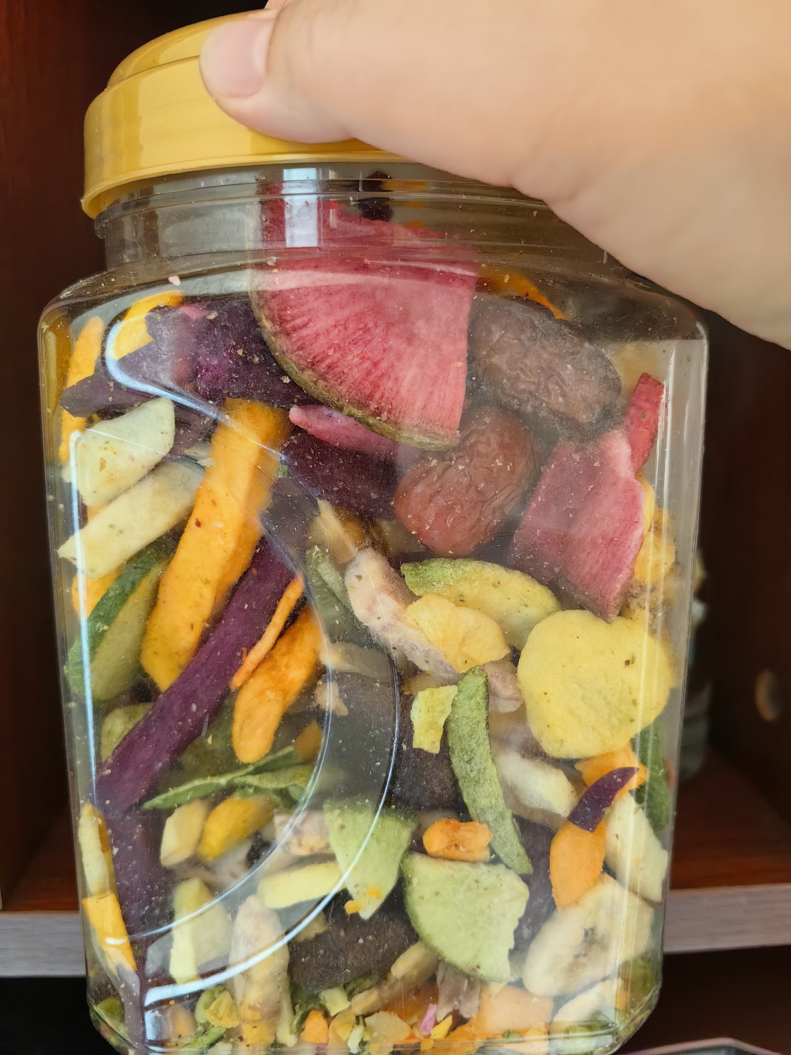 味滋源18种综合果蔬脆500g 无花果菠萝蜜 蜜饯什锦蔬菜果脯干休闲零食 实拍图