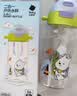 babycare儿童水杯二合一户外运动水杯吸管杯直饮幼儿园水壶上学专用600mL 实拍图