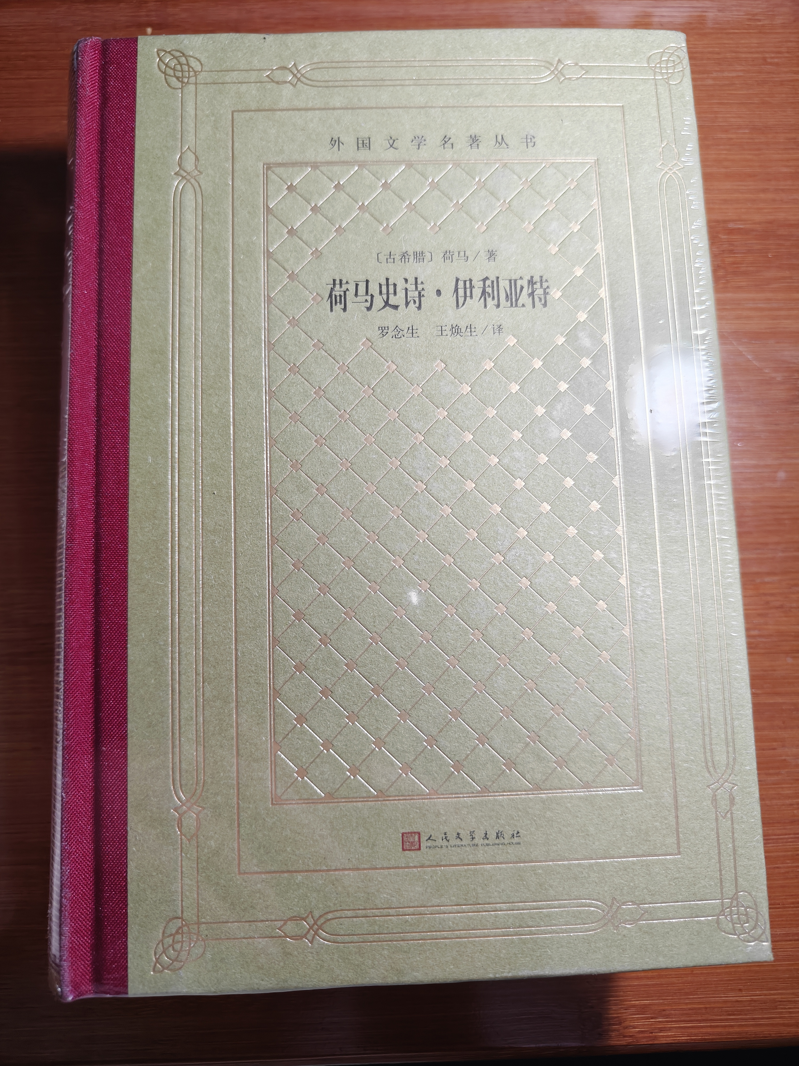 荷马史诗·伊利亚特（精装 网格本 人文社外国文学名著丛书） 实拍图
