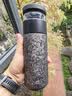 京东京造 钛健康保温杯黑钛【茶水分离】茶杯子纯钛水杯男女曜石黑 520ml 实拍图