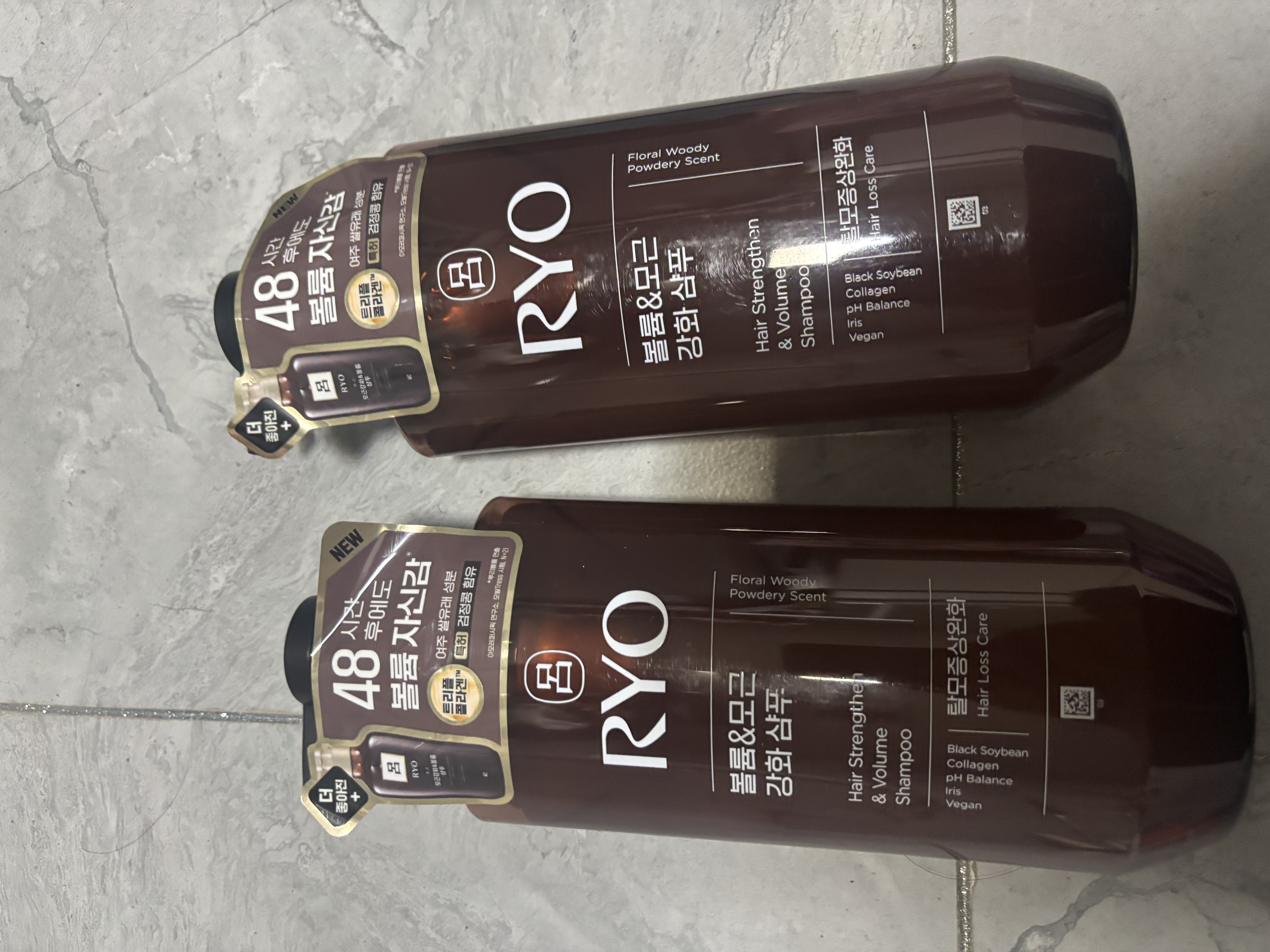吕（Ryo）棕吕洗发水480ml*2 强健滋养强韧发丝固发防脱持久 韩国进口 实拍图