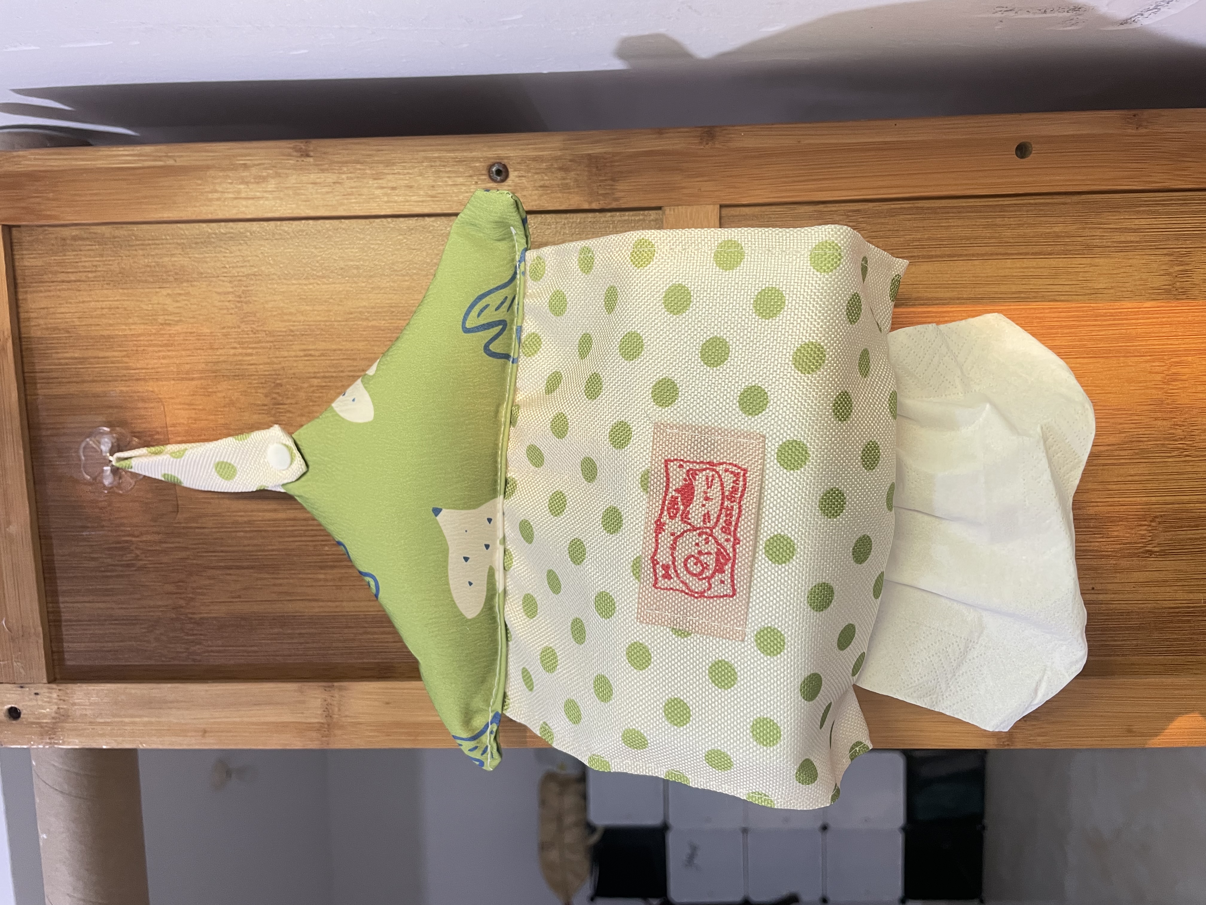 范爷家飞鸟纸巾盒壁挂式卫生间厕纸洗脸巾收纳袋车载客厅高颜值悬挂抽纸袋 实拍图