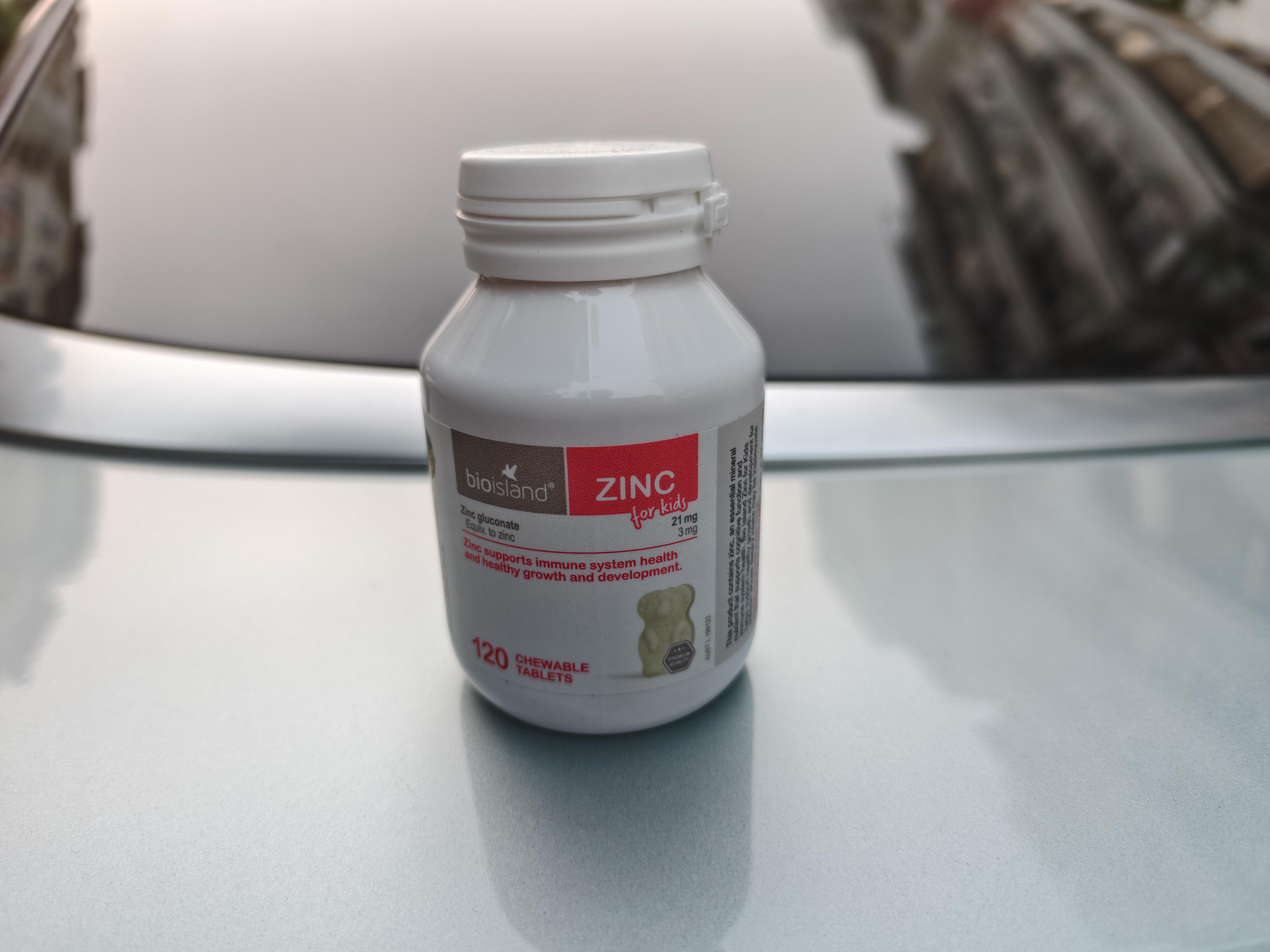 Bio Island佰澳朗德 儿童宝宝锌片咀嚼片 120粒/瓶 1岁以上 澳洲进口 实拍图