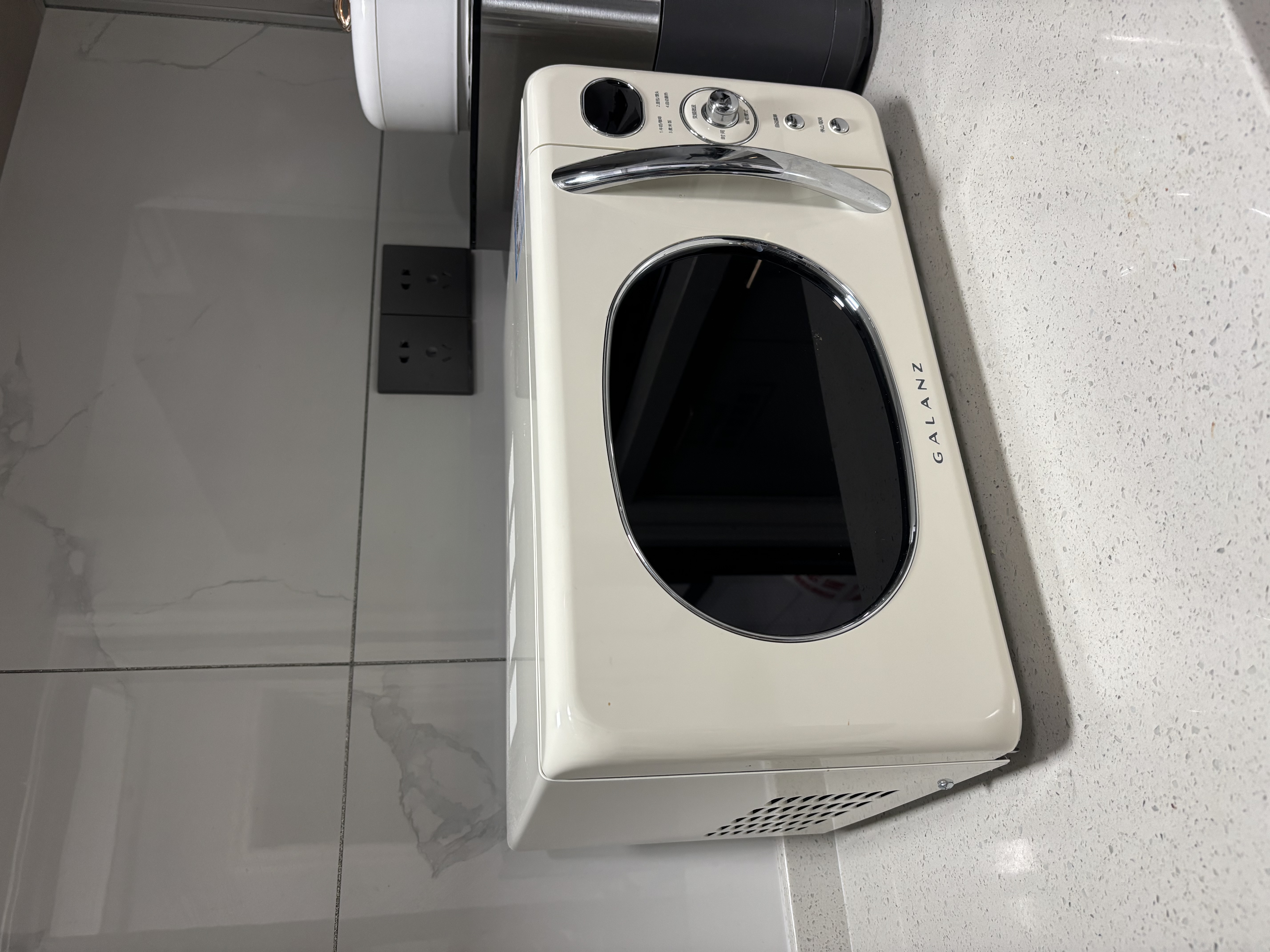 格兰仕（Galanz）微波炉家用复古高颜值百搭20L大平板加热变频微波一级能效【26年升级款】P80F20ELV-KAB(W0) 实拍图