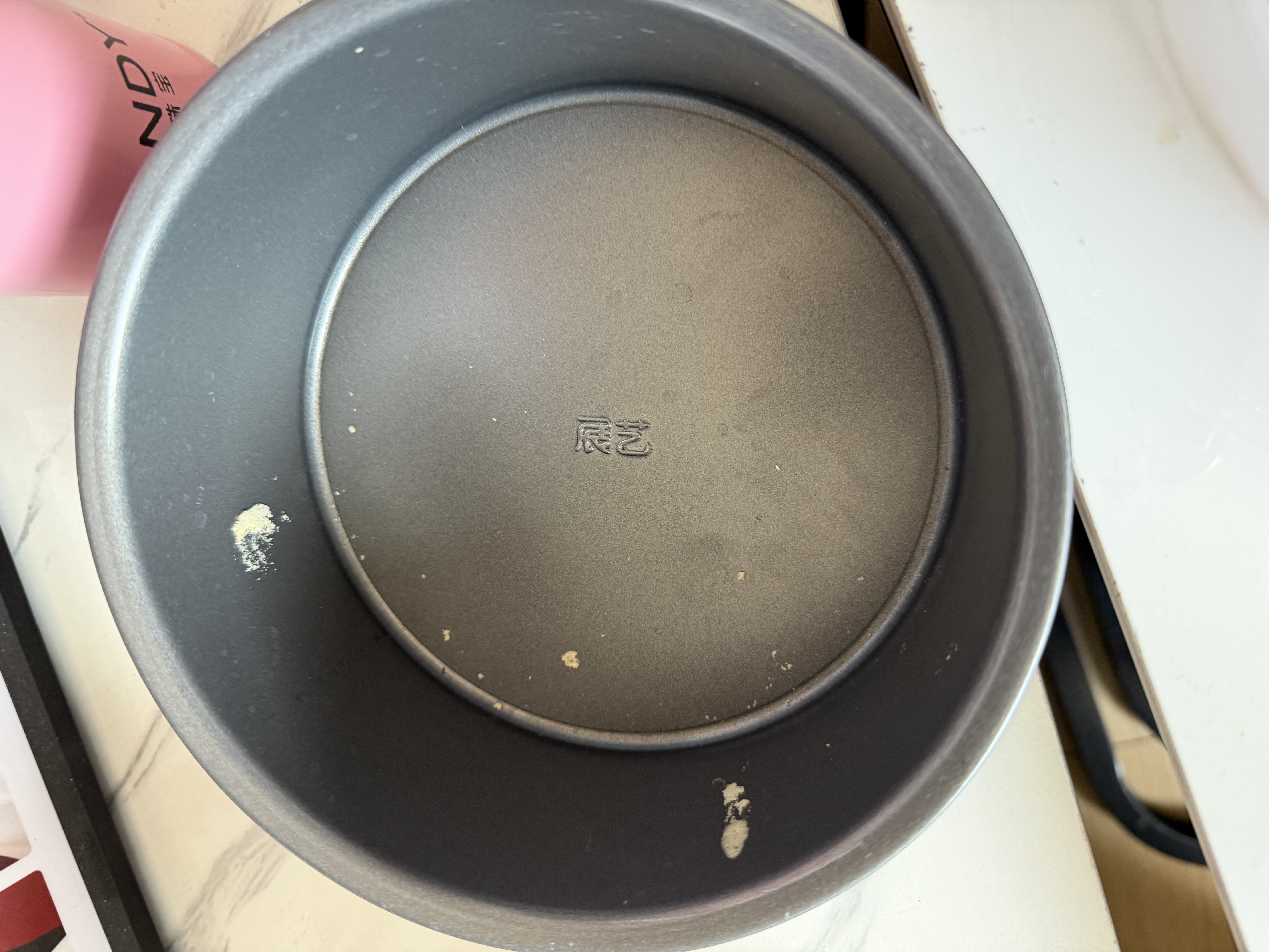 展艺蛋糕模具 6英寸圆形活底碳钢 欧包蛋糕厚面包饼干披萨糕烘焙模具 实拍图