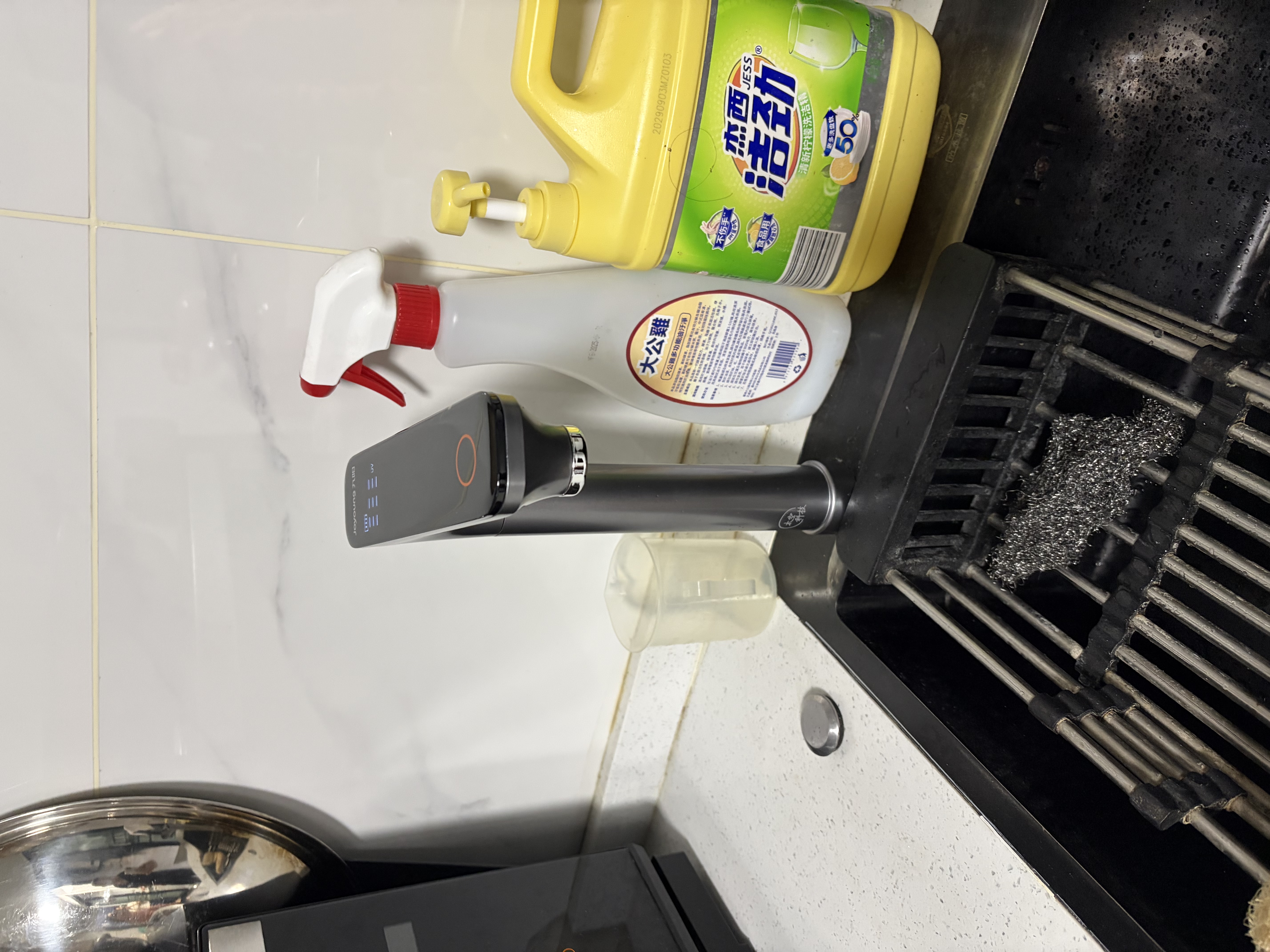 九阳（Joyoung）天净净水器400G通量2100G温热水流速5.5L/min家用加热直饮一体机厨下式加热净水器反渗透无阻垢剂 实拍图