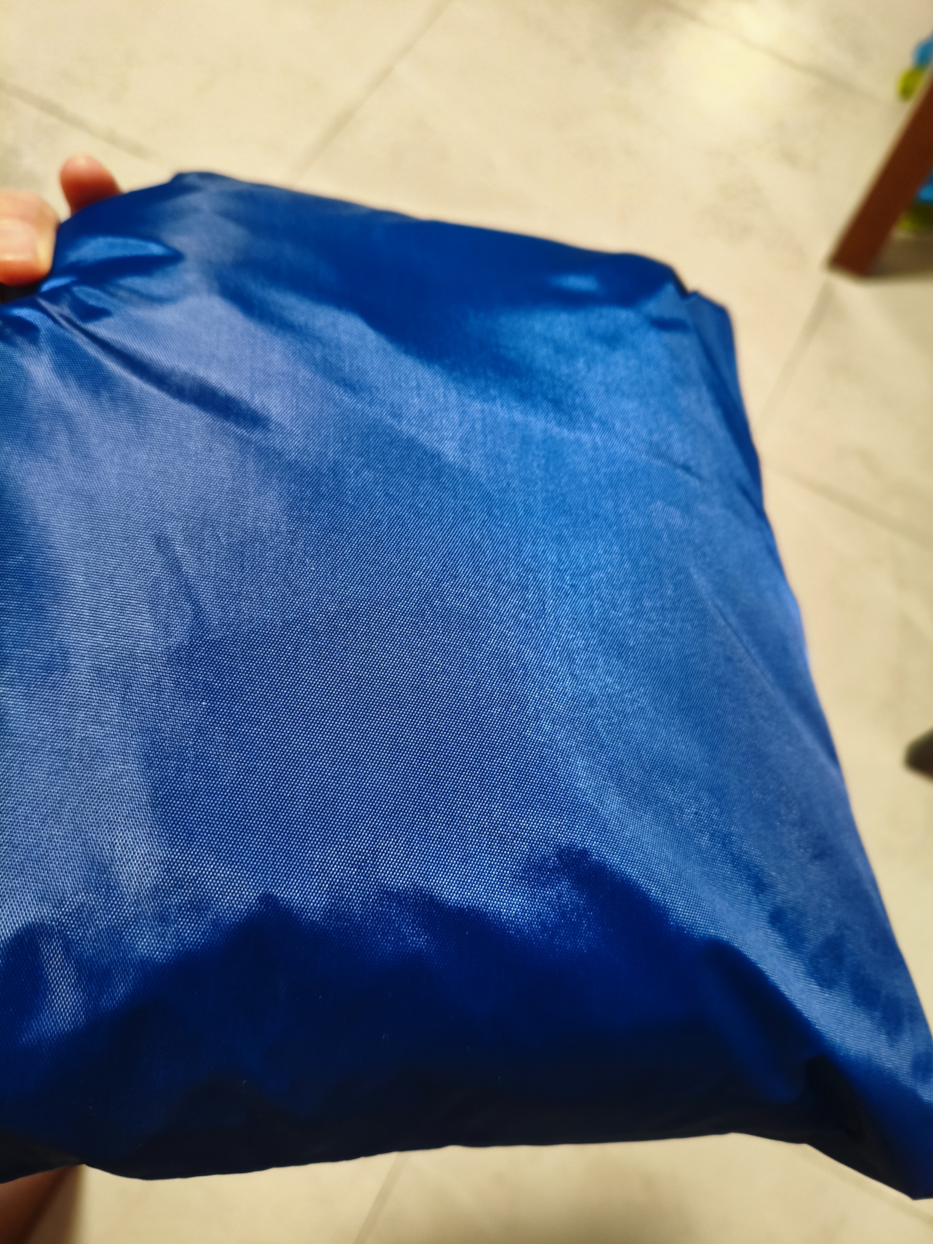 牧萌儿童雨衣男童女童隐藏书包位学生上学防雨必备时尚简约款雨披 实拍图