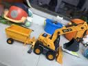 沃知儿童玩具车3合1挖掘机翻斗工程车玩具3-6岁儿童生日礼物男孩 实拍图
