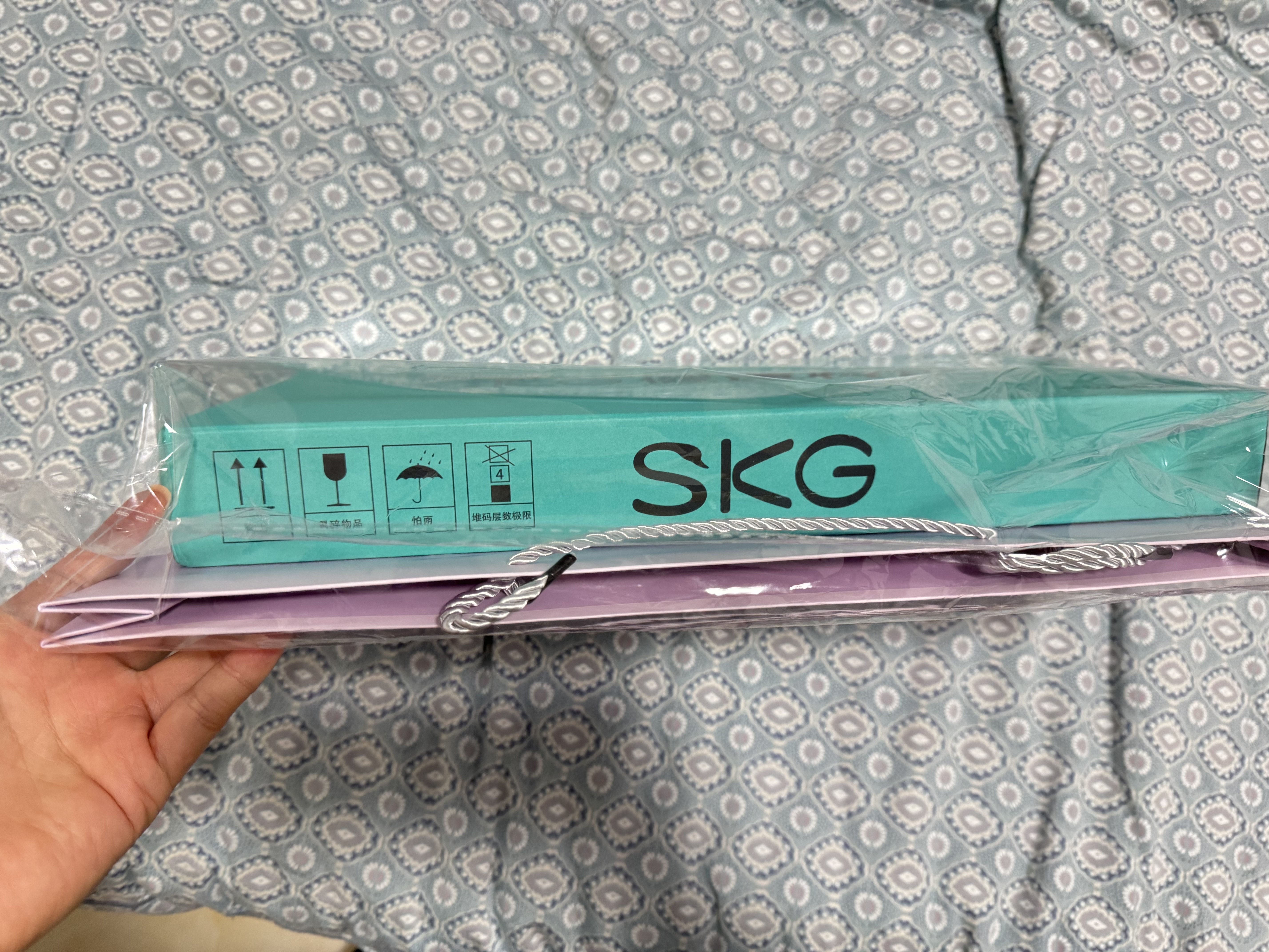 SKG暖宫腰带大姨妈神器腰部热敷暖宝宝暖腹痛经生理期舒缓便携护腰带 生日实用纪念礼物送女朋友老婆 【26年新品-升级浪漫紫礼盒】续航更持久 实拍图