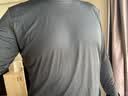 迪卡侬（DECATHLON）凉感长袖t恤男春夏季防晒跑步服男士打底衫运动跑步健身速干长袖 经典黑 L 实拍图