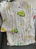 纯棉纱布方巾柔软吸水儿童毛巾印花口水巾高密婴幼儿A类幼儿园 5条四层纱布图案随机搭配25*25 实拍图