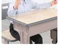 京东京造小学生桌垫 环保TPU书桌垫午餐垫学校桌垫子透明软玻璃桌布40*60 实拍图