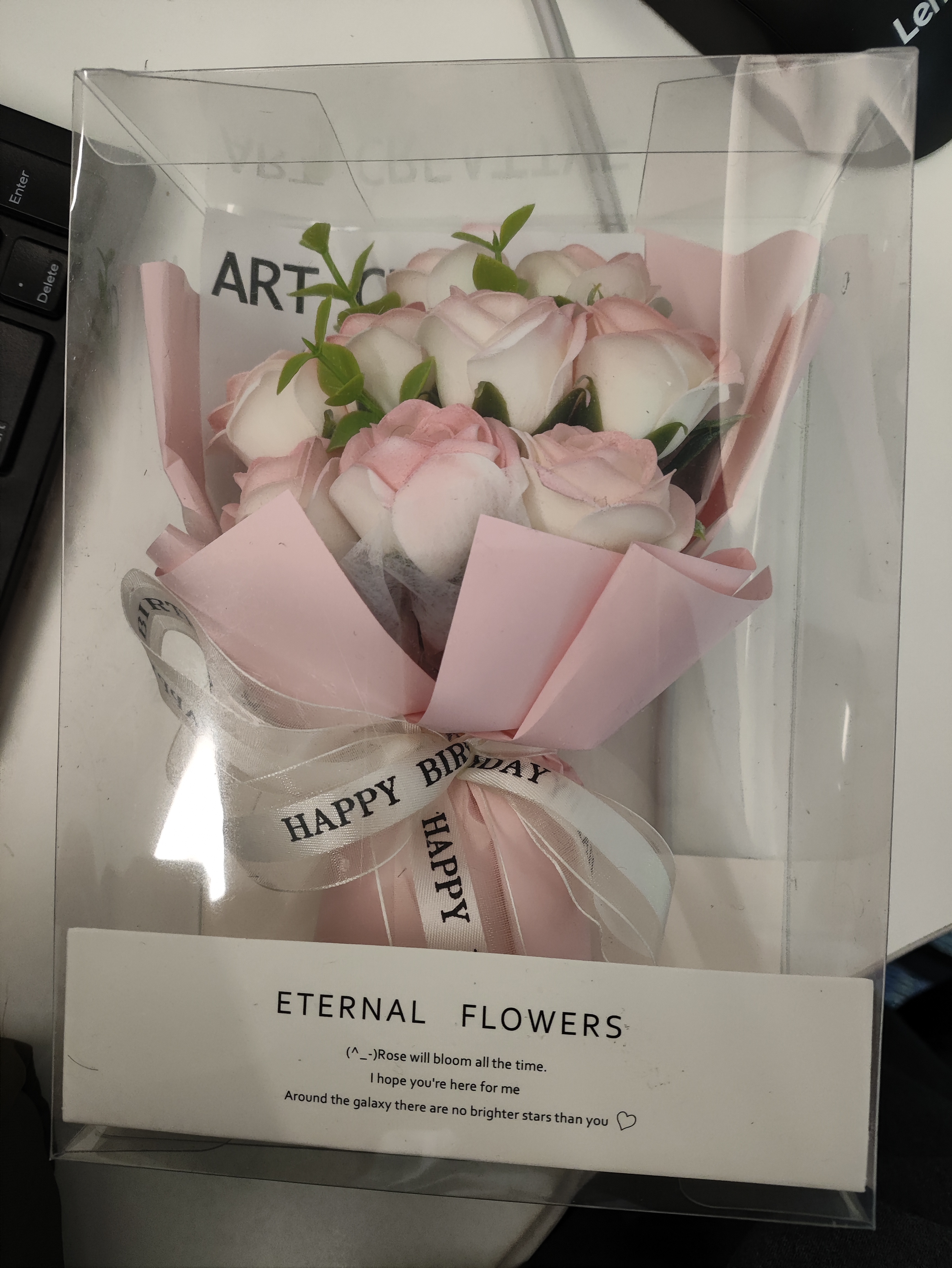 京东鲜花见面小花束礼盒玫瑰永生花生日礼物女生送女友闺蜜老婆小众高级 实拍图