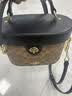 蔻驰（COACH）【品牌直供】奢侈品女包KAY盒子包斜挎棕CBQ35 生日礼物送女友 实拍图