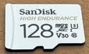 Sandisk闪迪128GB TF（MicroSD）4K内存卡 行车记录仪 监控摄像头专用 循环录制10,000小时 高耐用存储卡 实拍图